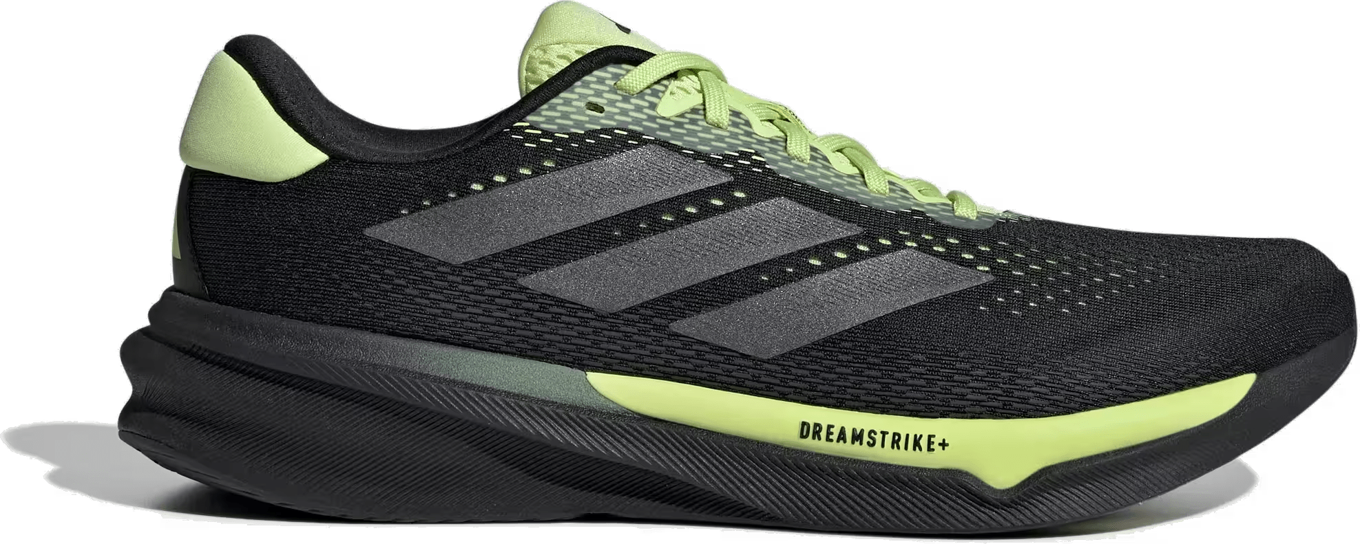 adidas Supernova Stride 2 Core Black Iron Metallic Pulse Lime