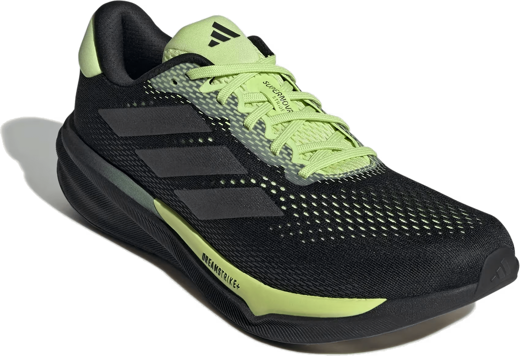 adidas Supernova Stride 2 Core Black Iron Metallic Pulse Lime