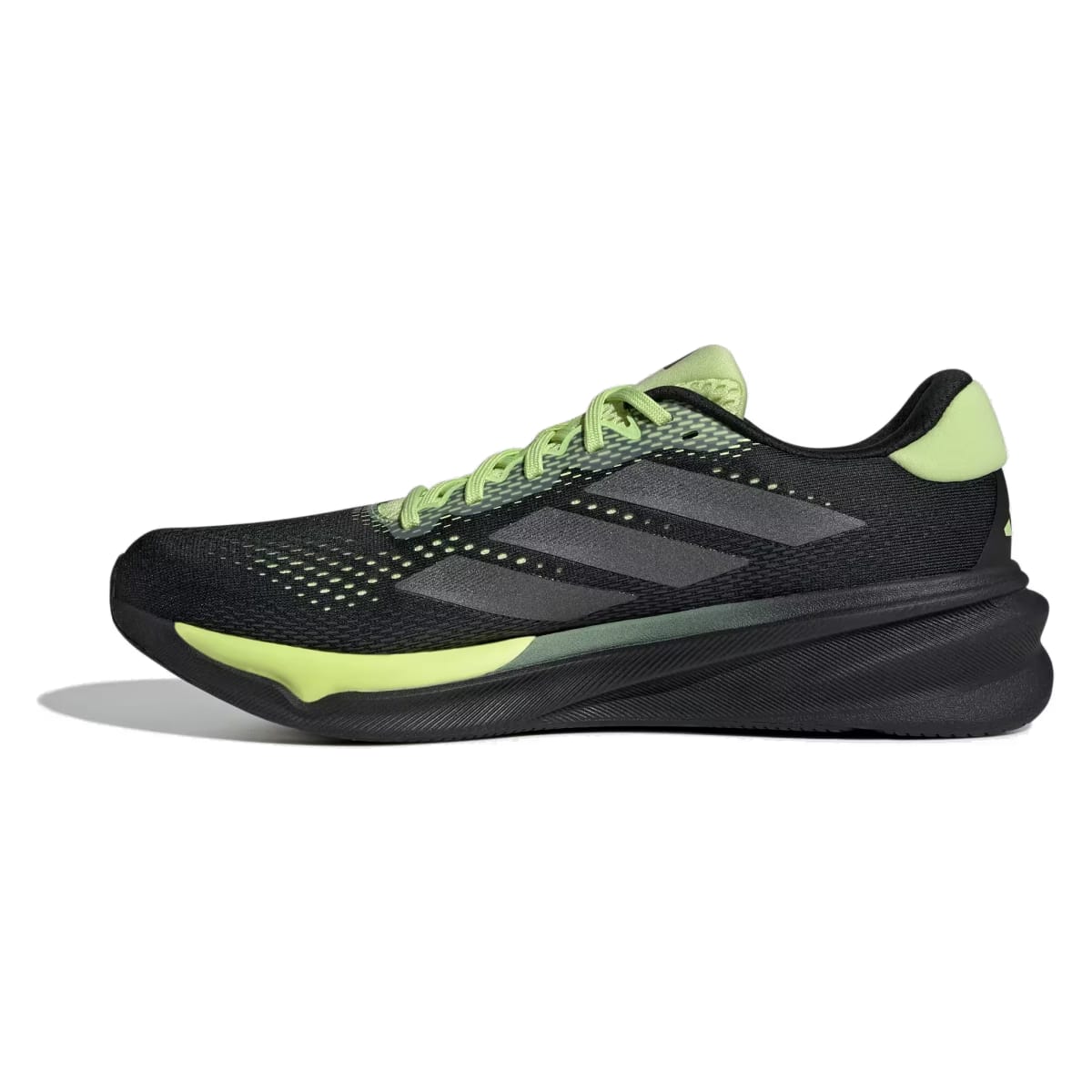 adidas Supernova Stride 2 Core Black Iron Metallic Pulse Lime