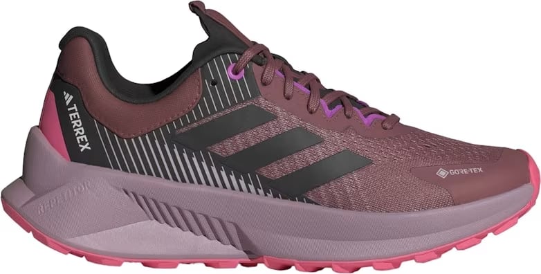adidas Terrex Soulstride Flow Gore-Tex Burgundy Core Black Pink Fusion (Women's)