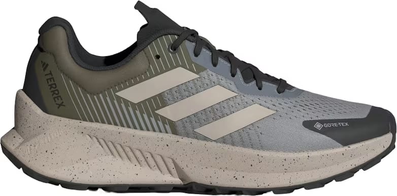 adidas Terrex Soulstride Flow Gore-Tex Charcoal Solid Grey Wonder Beige Olive Strata