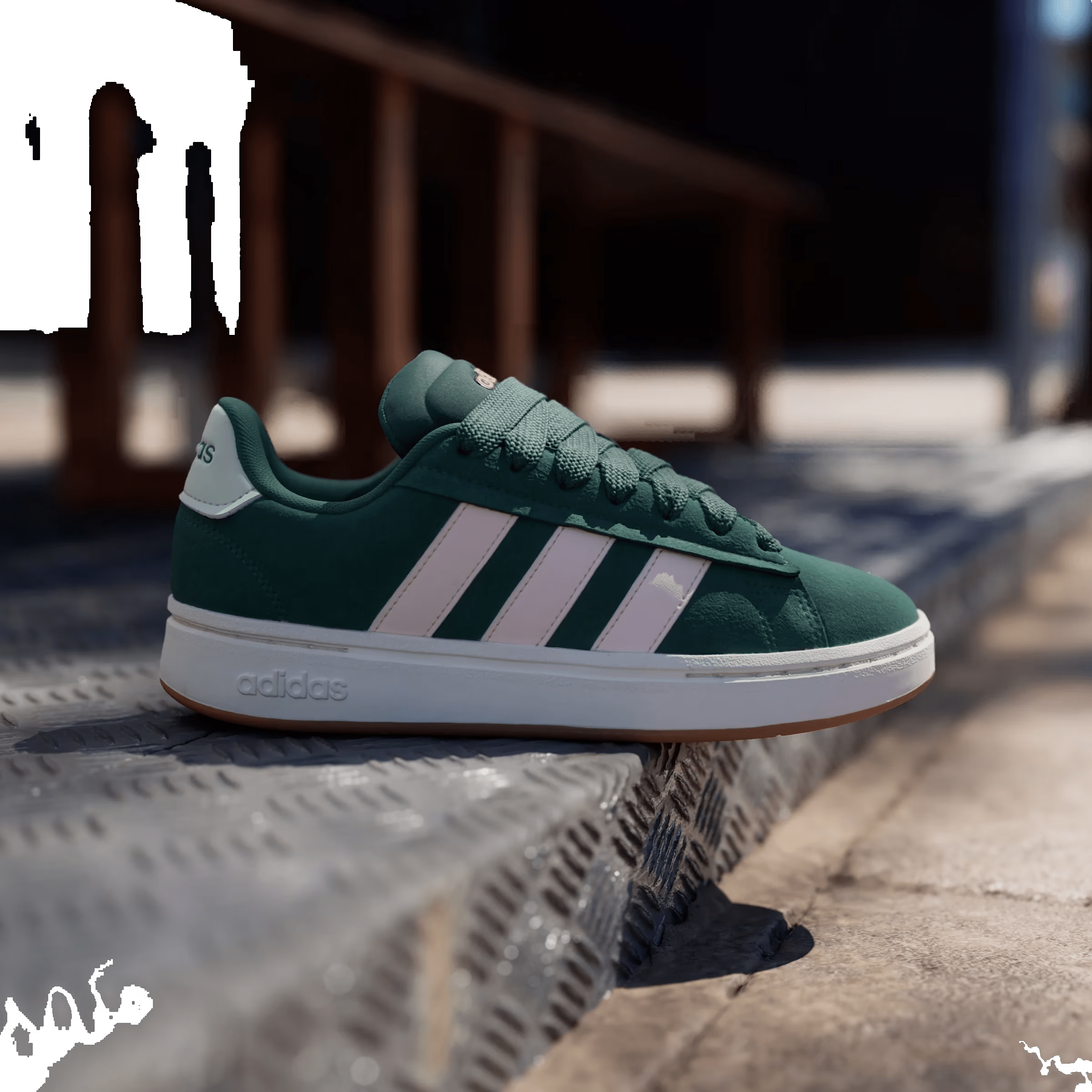 adidas Grand Court Alpha 00s Collegiate Green Wonder Quartz (Women's)