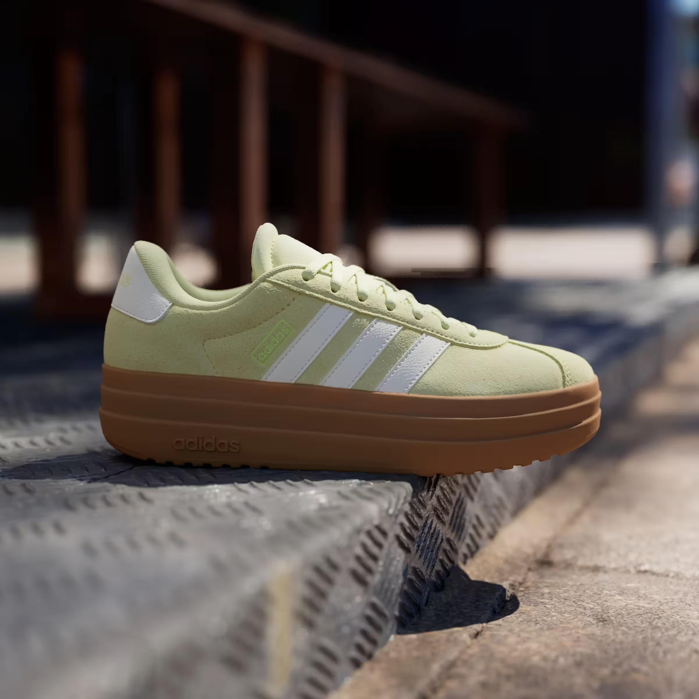 adidas VL Court Bold Ice Yellow Off White Lucid Lemon (Women's)