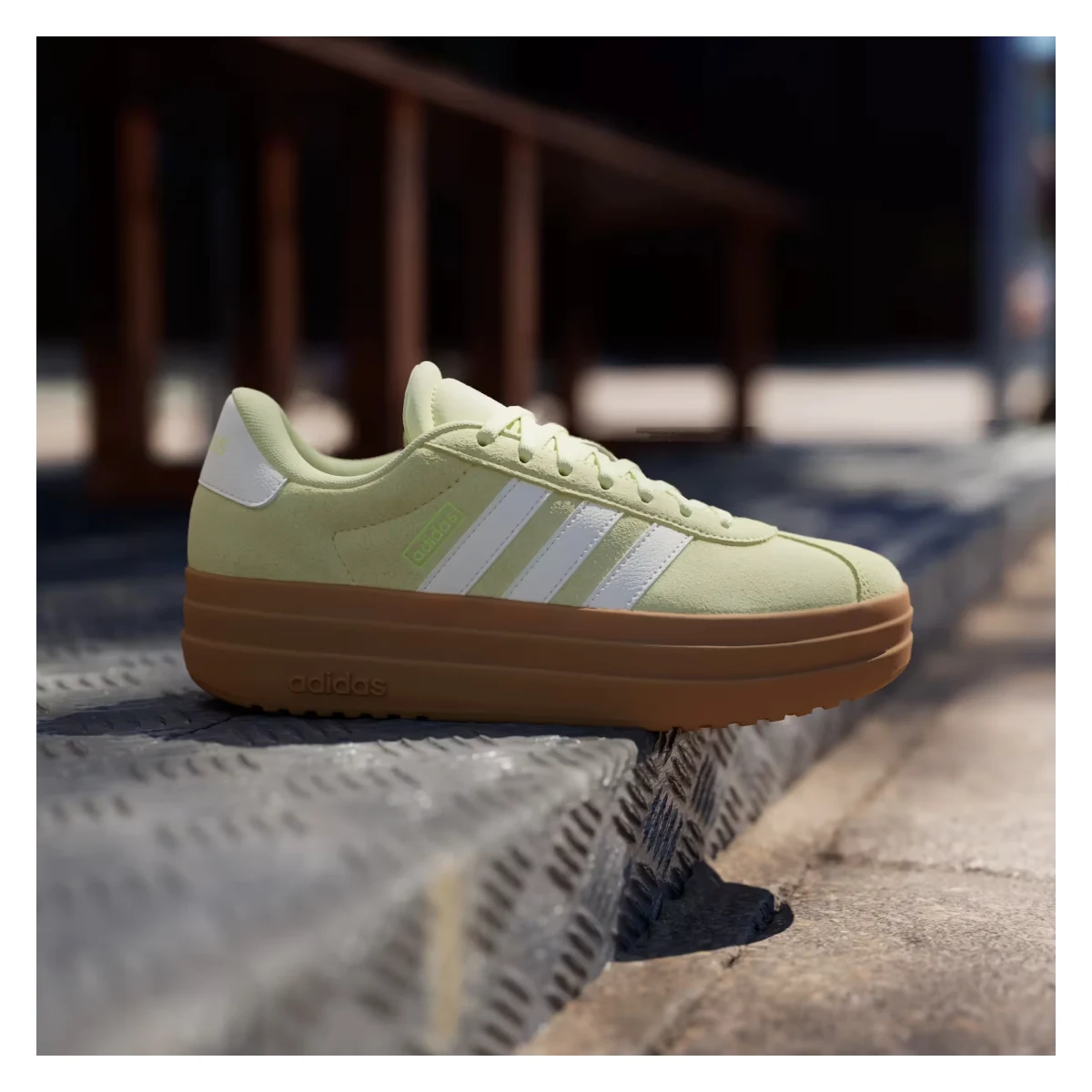 adidas VL Court Bold Ice Yellow Off White Lucid Lemon (Women's)