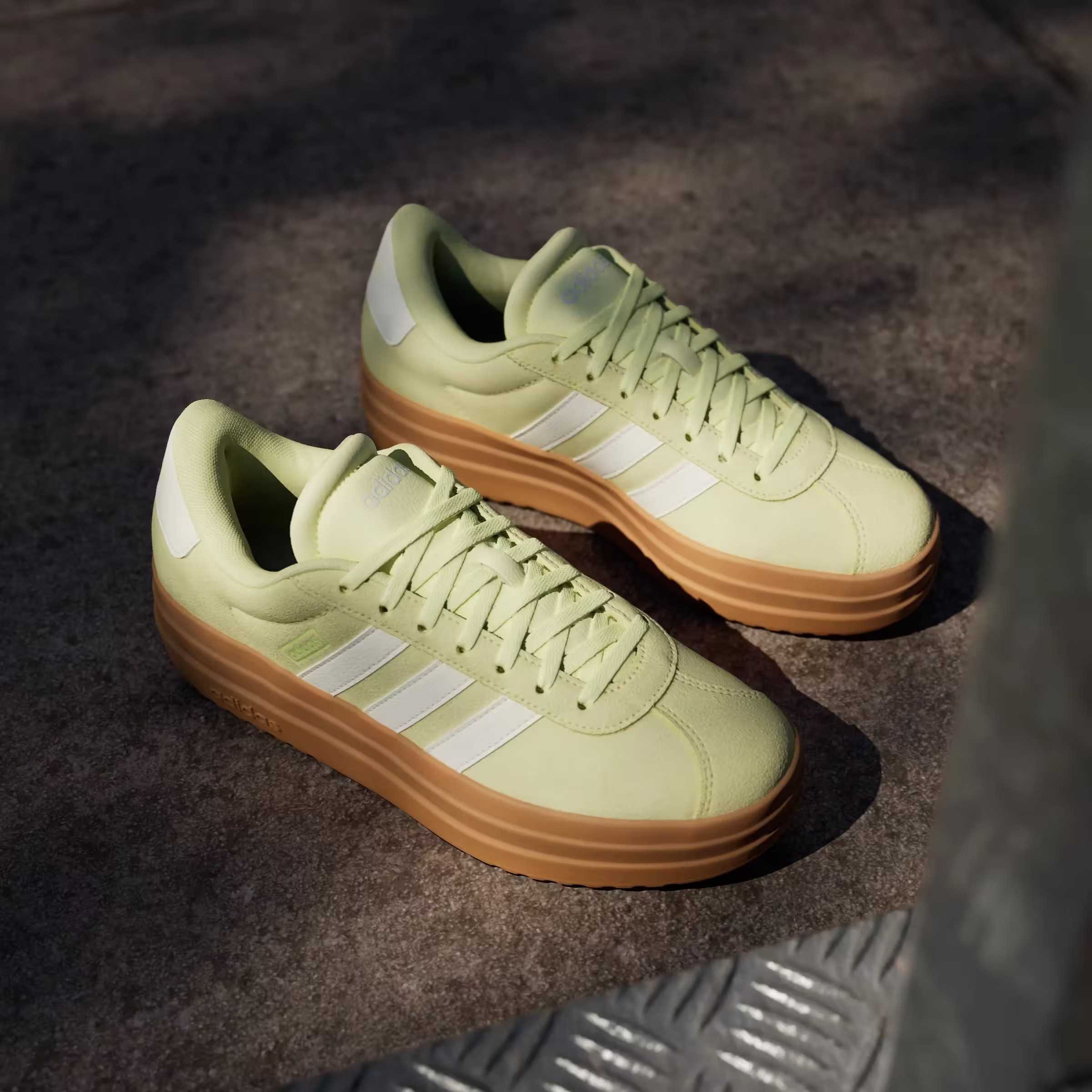 adidas VL Court Bold Ice Yellow Off White Lucid Lemon (Women's)
