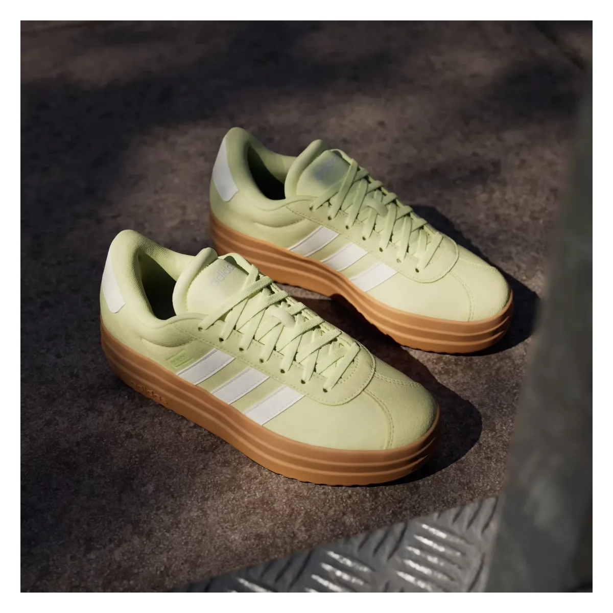 adidas VL Court Bold Ice Yellow Off White Lucid Lemon (Women's)