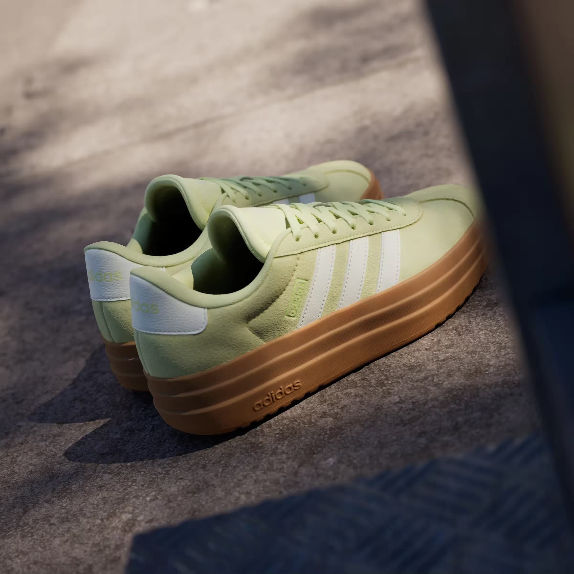 adidas VL Court Bold Ice Yellow Off White Lucid Lemon (Women's)