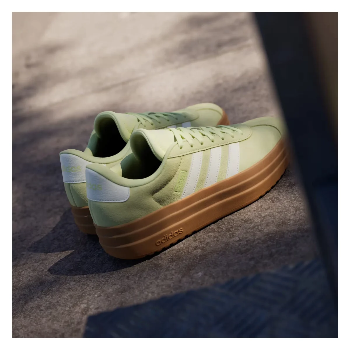 adidas VL Court Bold Ice Yellow Off White Lucid Lemon (Women's)