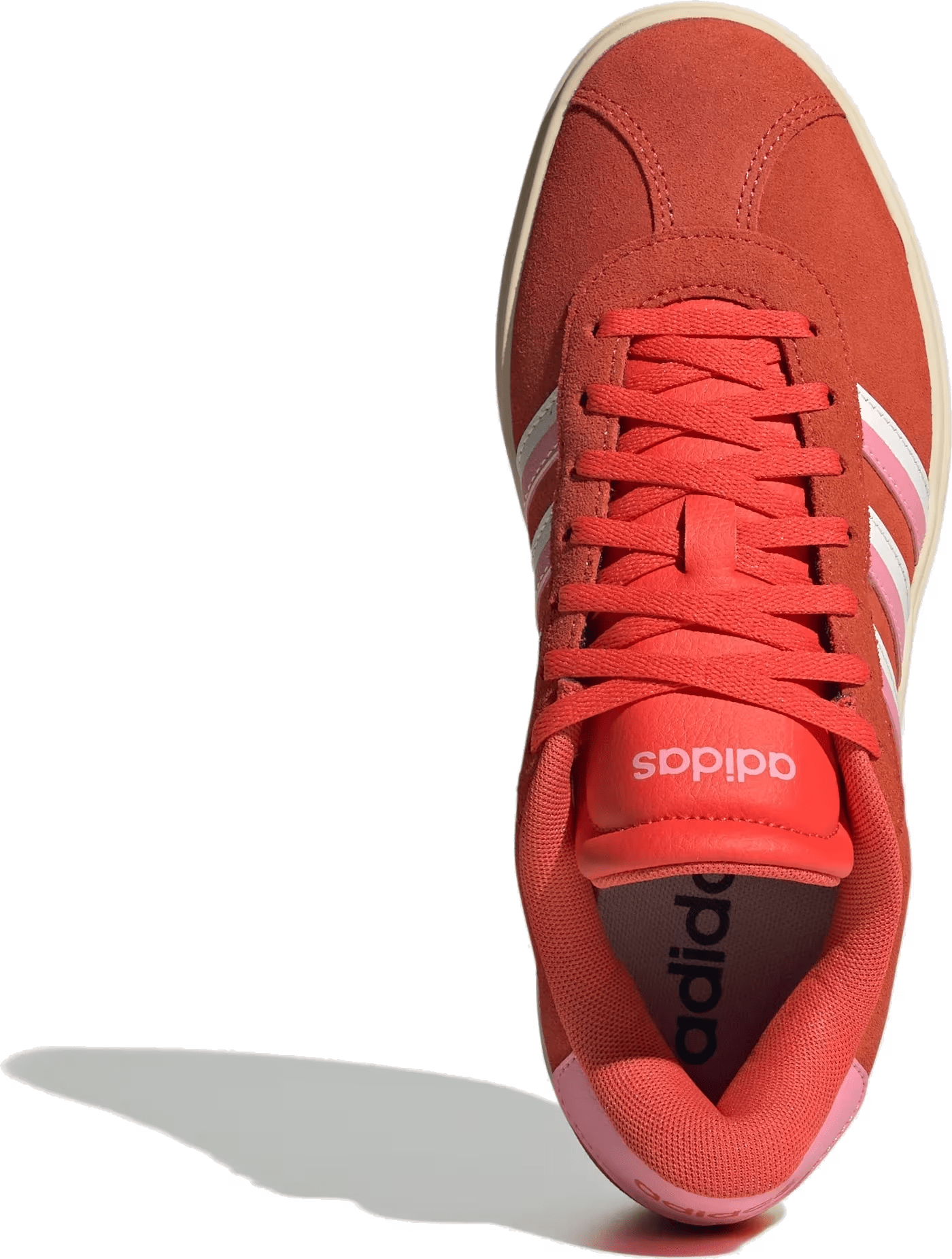 adidas VL Court Bold Bright Red Bliss Pink White (Women's)