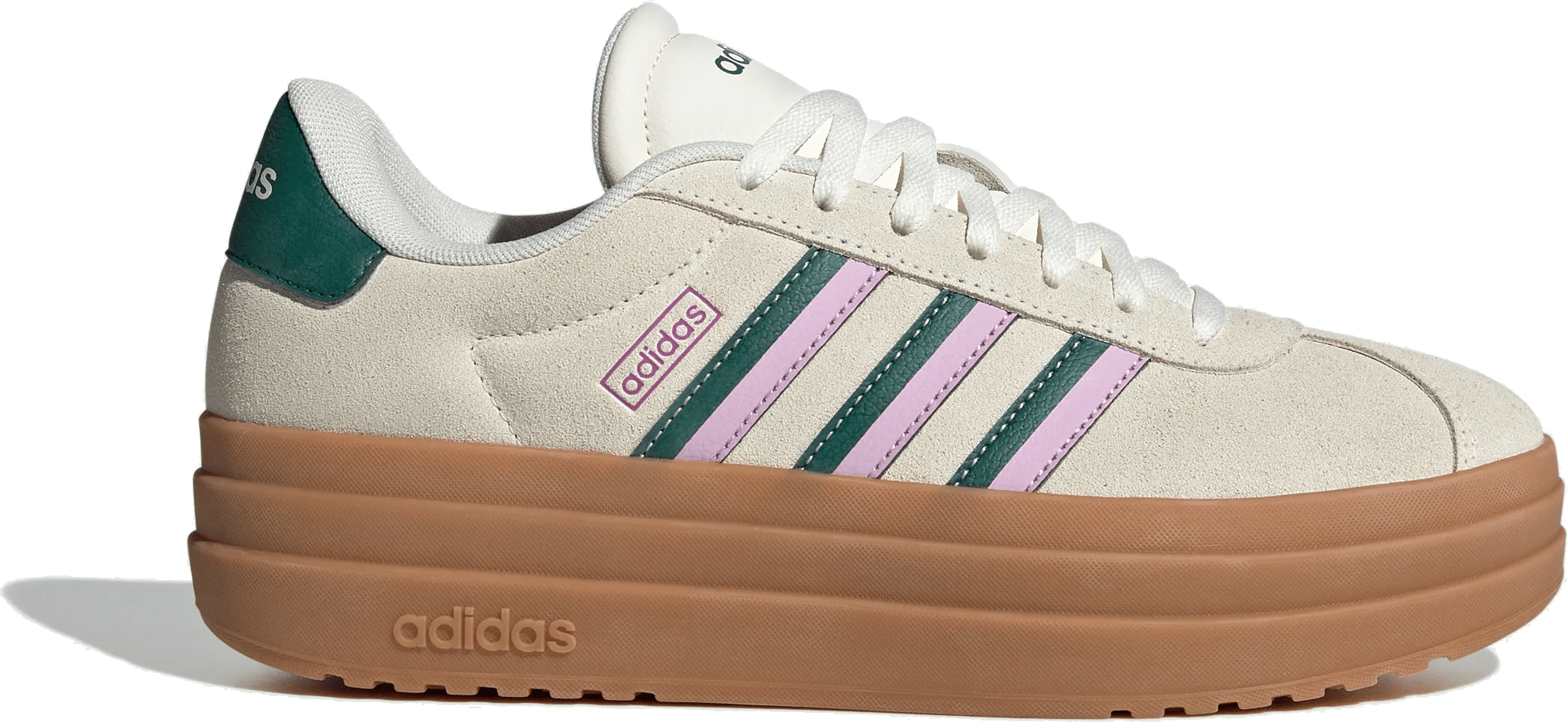 adidas VL Court Bold Off White Collegiate Green Bliss Lilac (Women's)