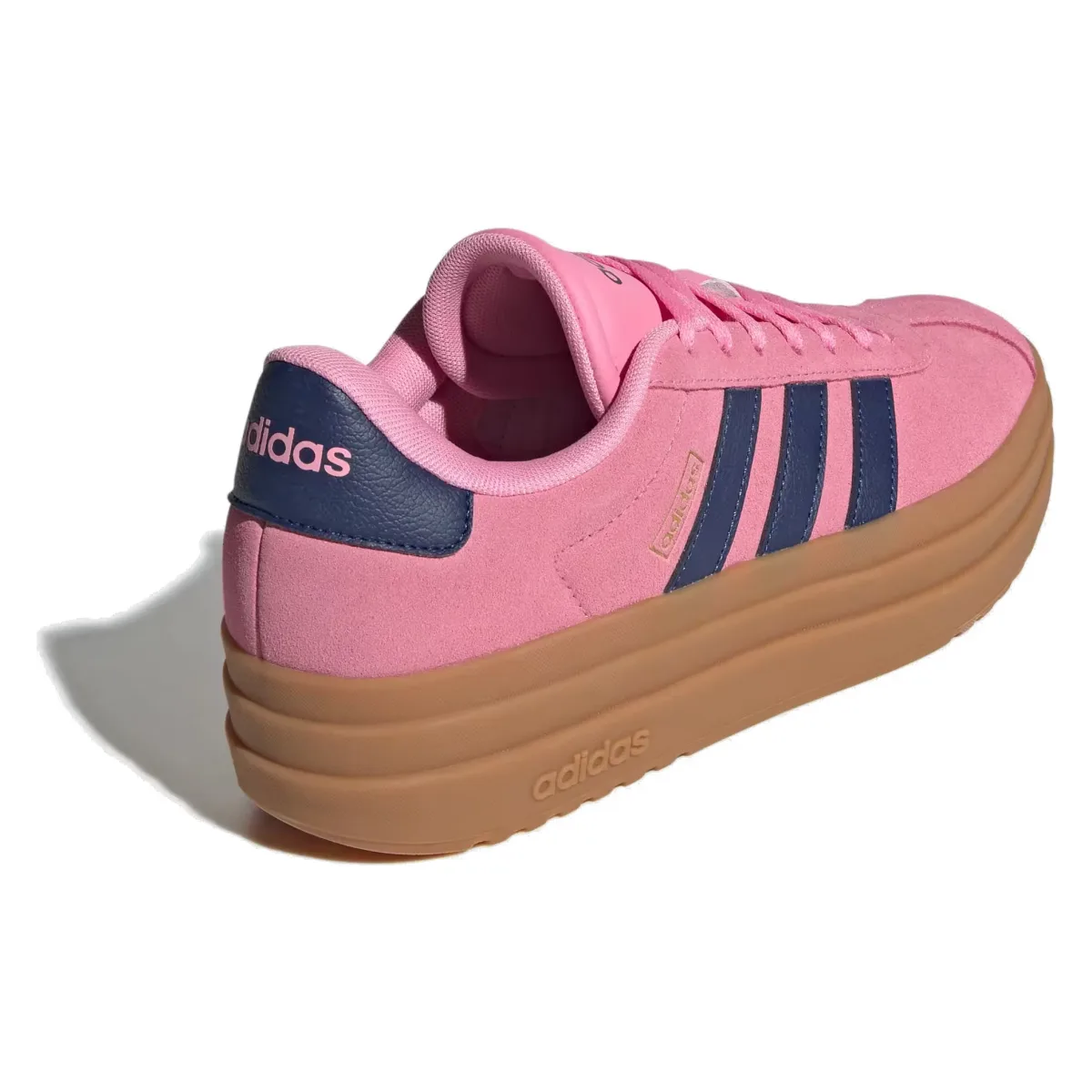 adidas VL Court Bold Bliss Pink Dark Blue Gold Metallic (Women's)