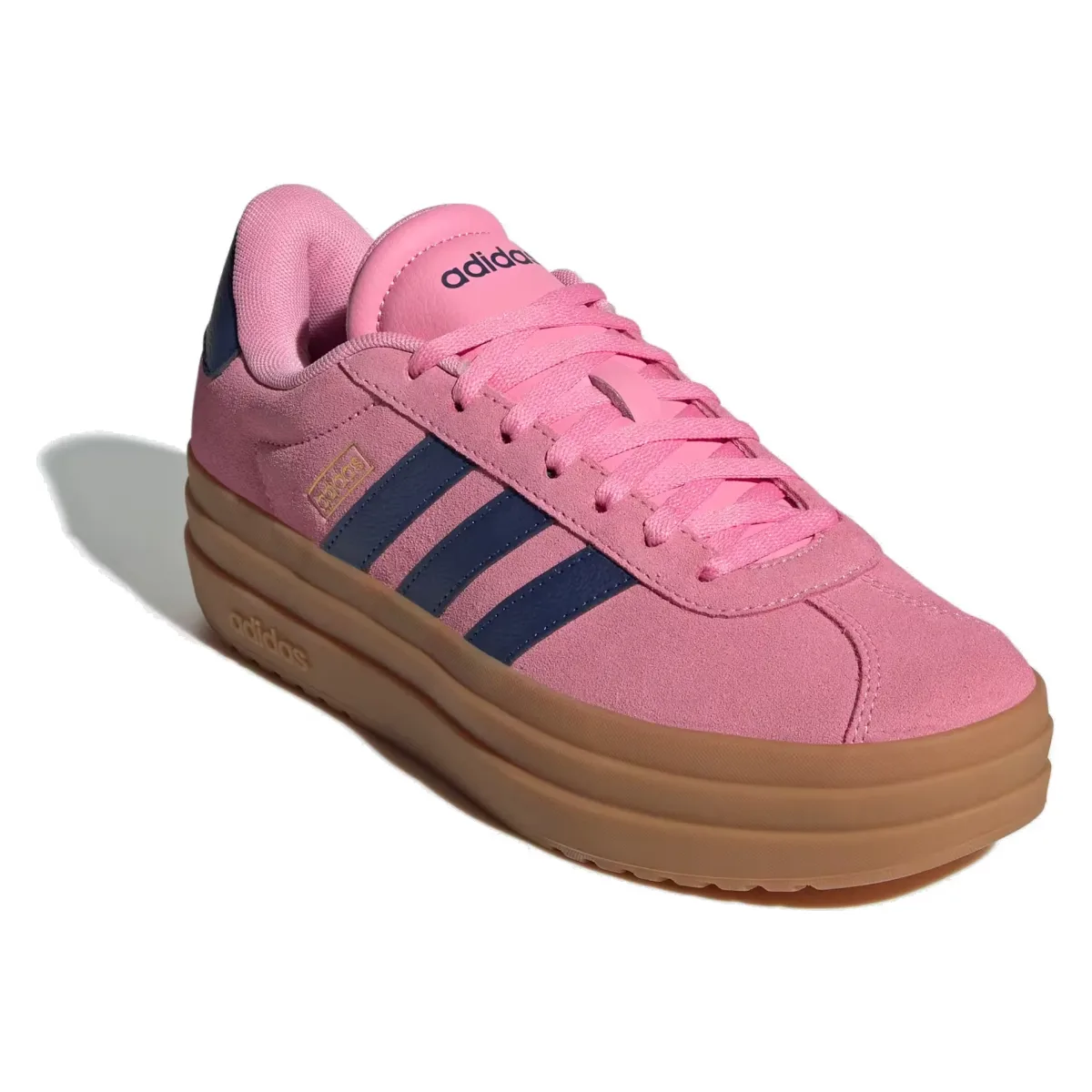 adidas VL Court Bold Bliss Pink Dark Blue Gold Metallic (Women's)