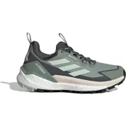 adidas Terrex Free Hiker 2.0 Low Gore-Tex Silver Green Linen Green Grey Six (Women's)