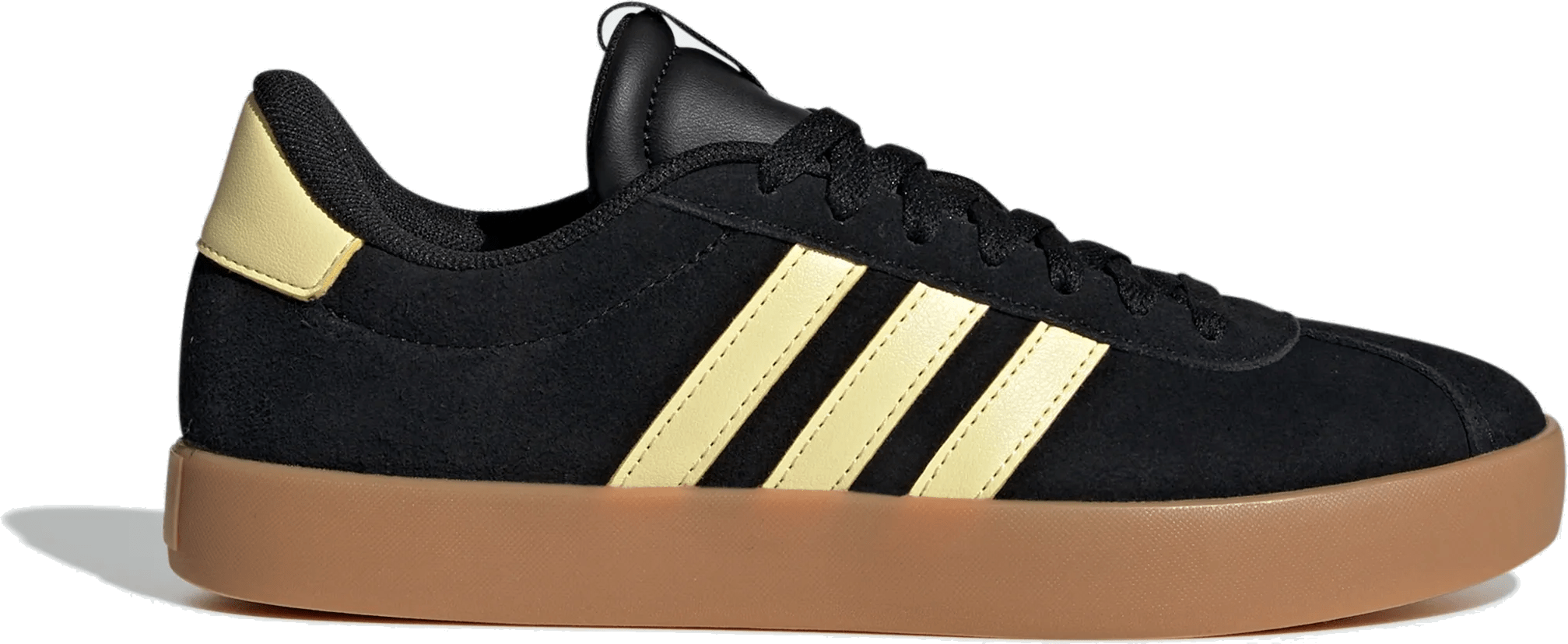 adidas VL Court 3.0 Core Black Almost Yellow Cloud White (Women's)