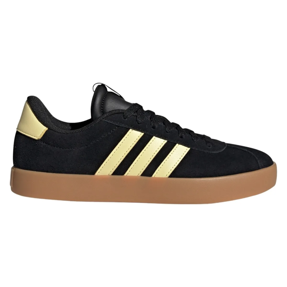 adidas VL Court 3.0 Core Black Almost Yellow Cloud White (Women's)