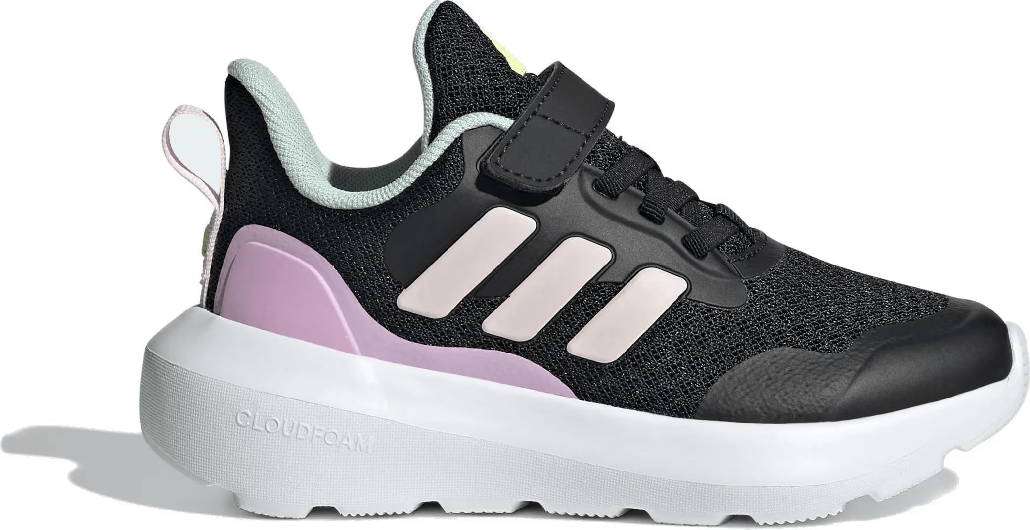 adidas Fortarun 3 Core Black Clear Pink Bliss Lilac (PS)