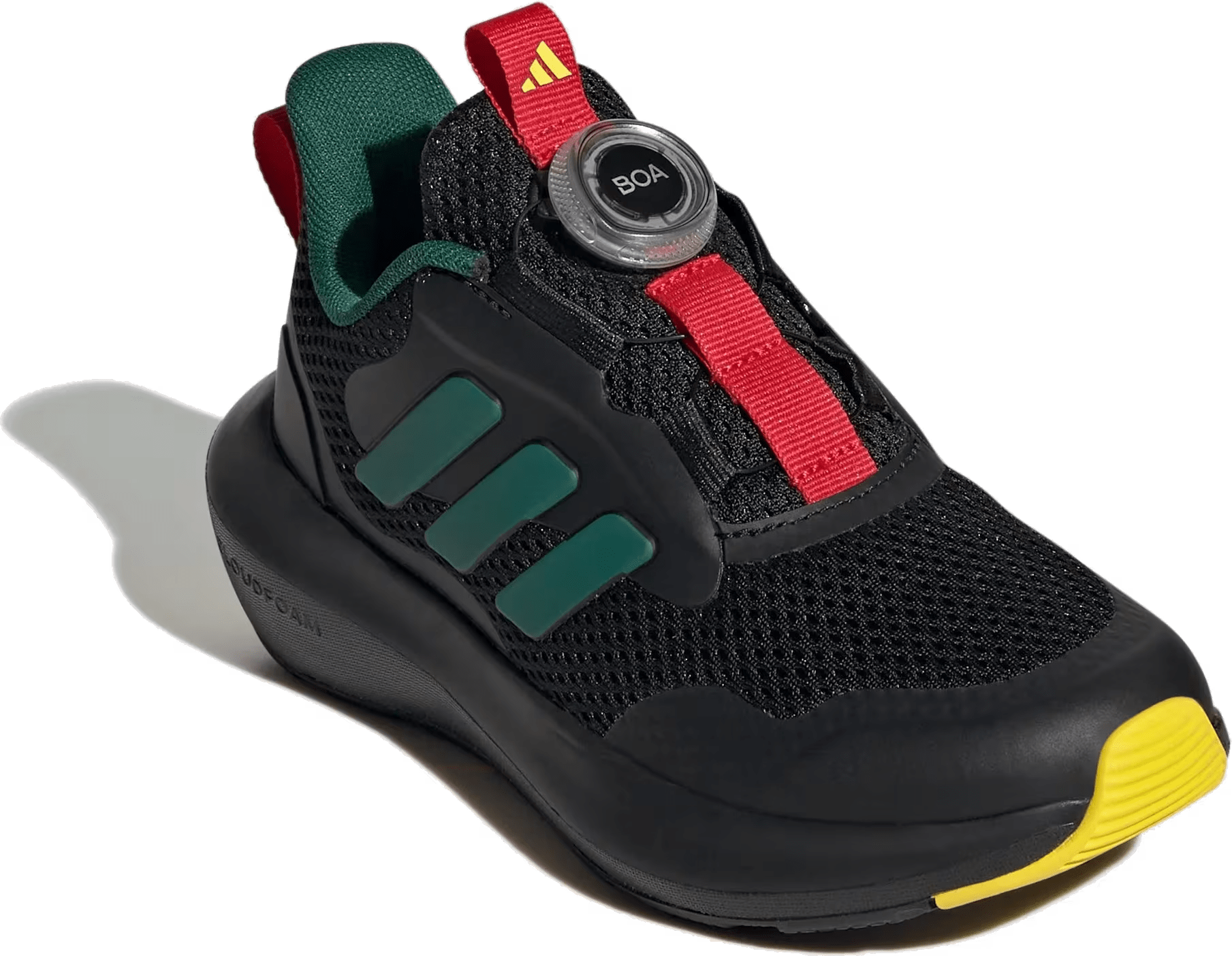 adidas Fortarun 3.0 BOA Black Collegiate Green Yellow (GS)