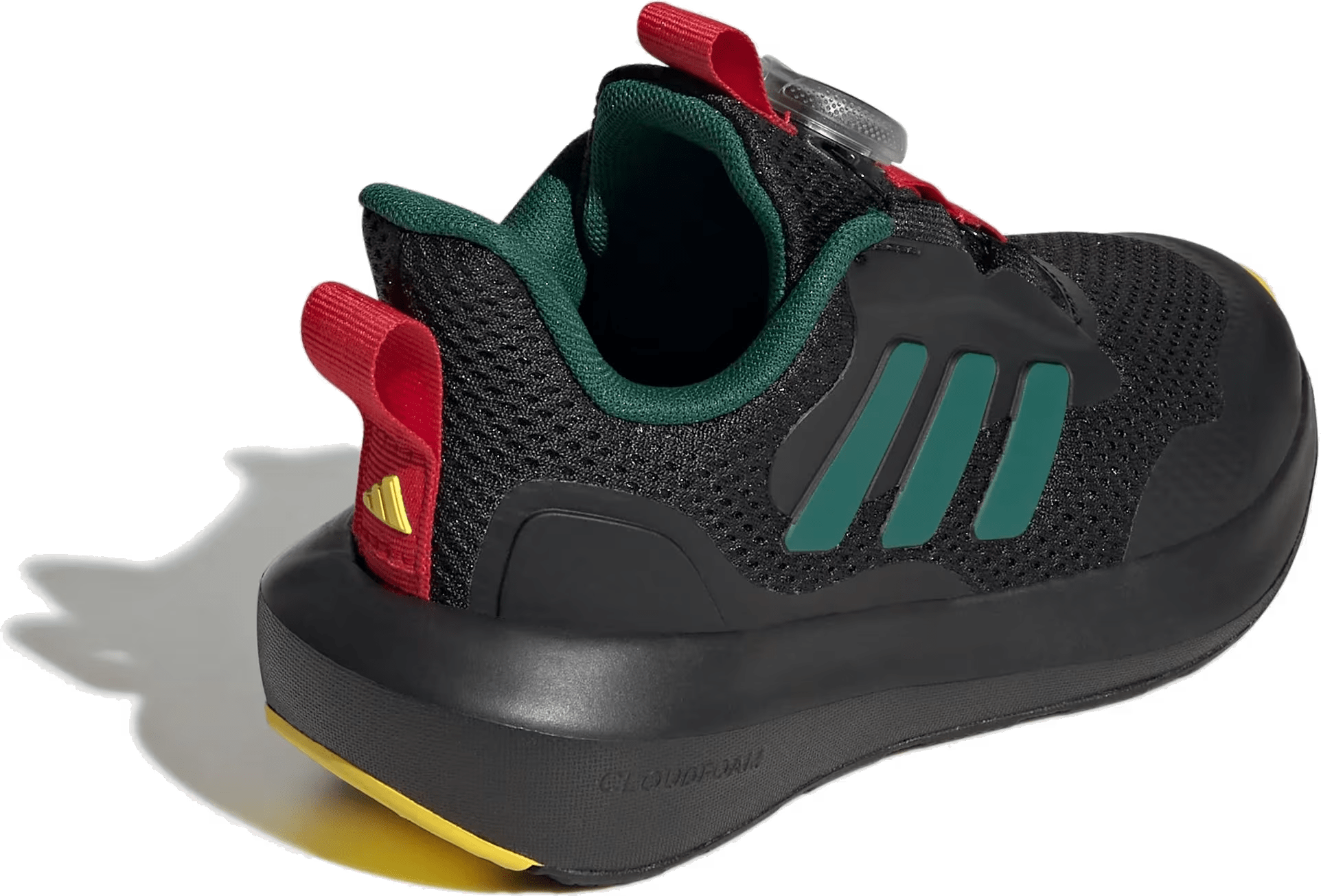 adidas Fortarun 3.0 BOA Black Collegiate Green Yellow (GS)