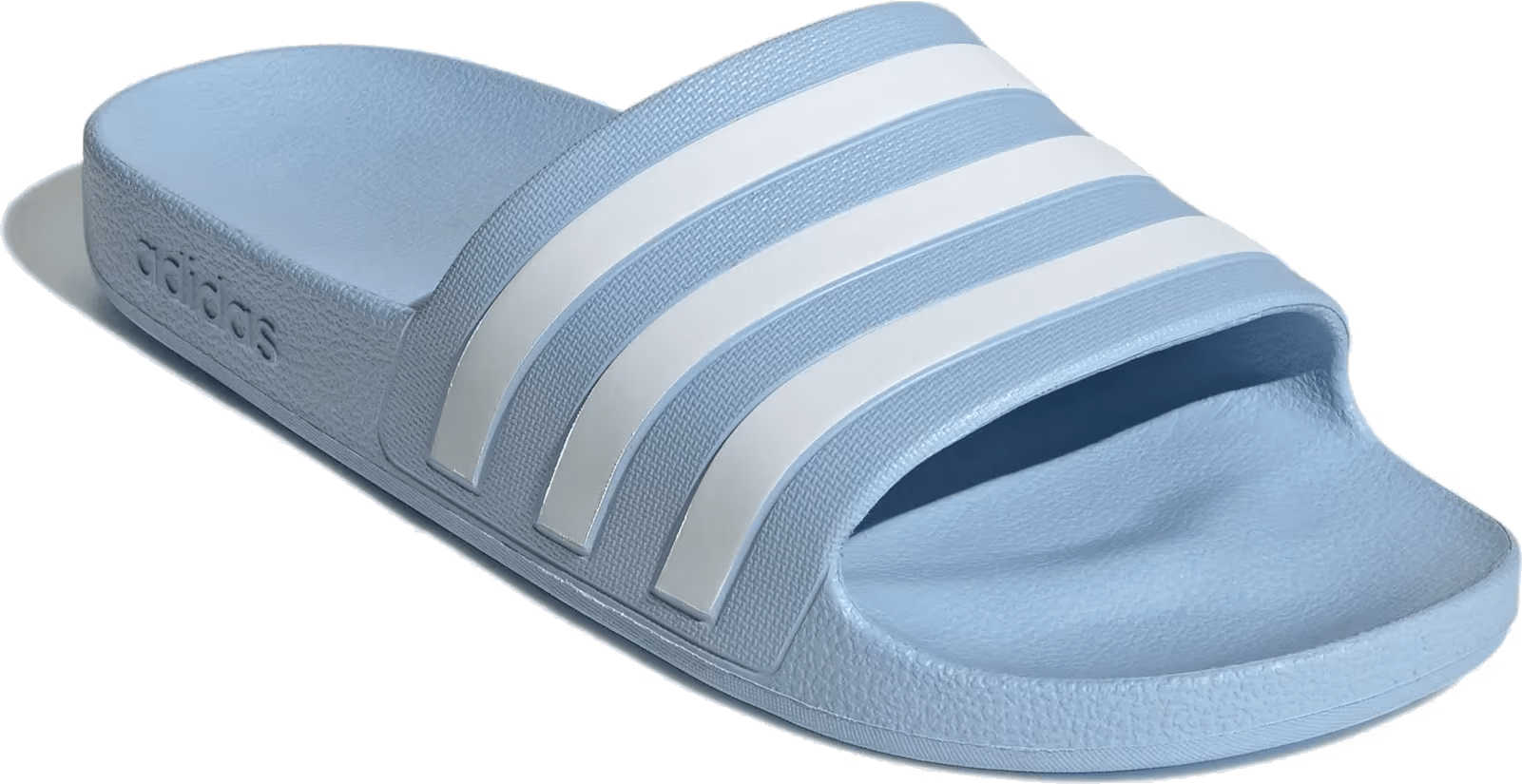 adidas Adilette Aqua Slides Glow Blue White
