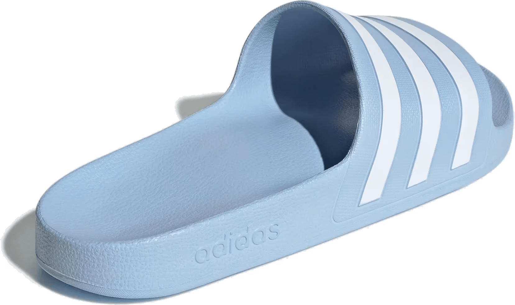 adidas Adilette Aqua Slides Glow Blue White