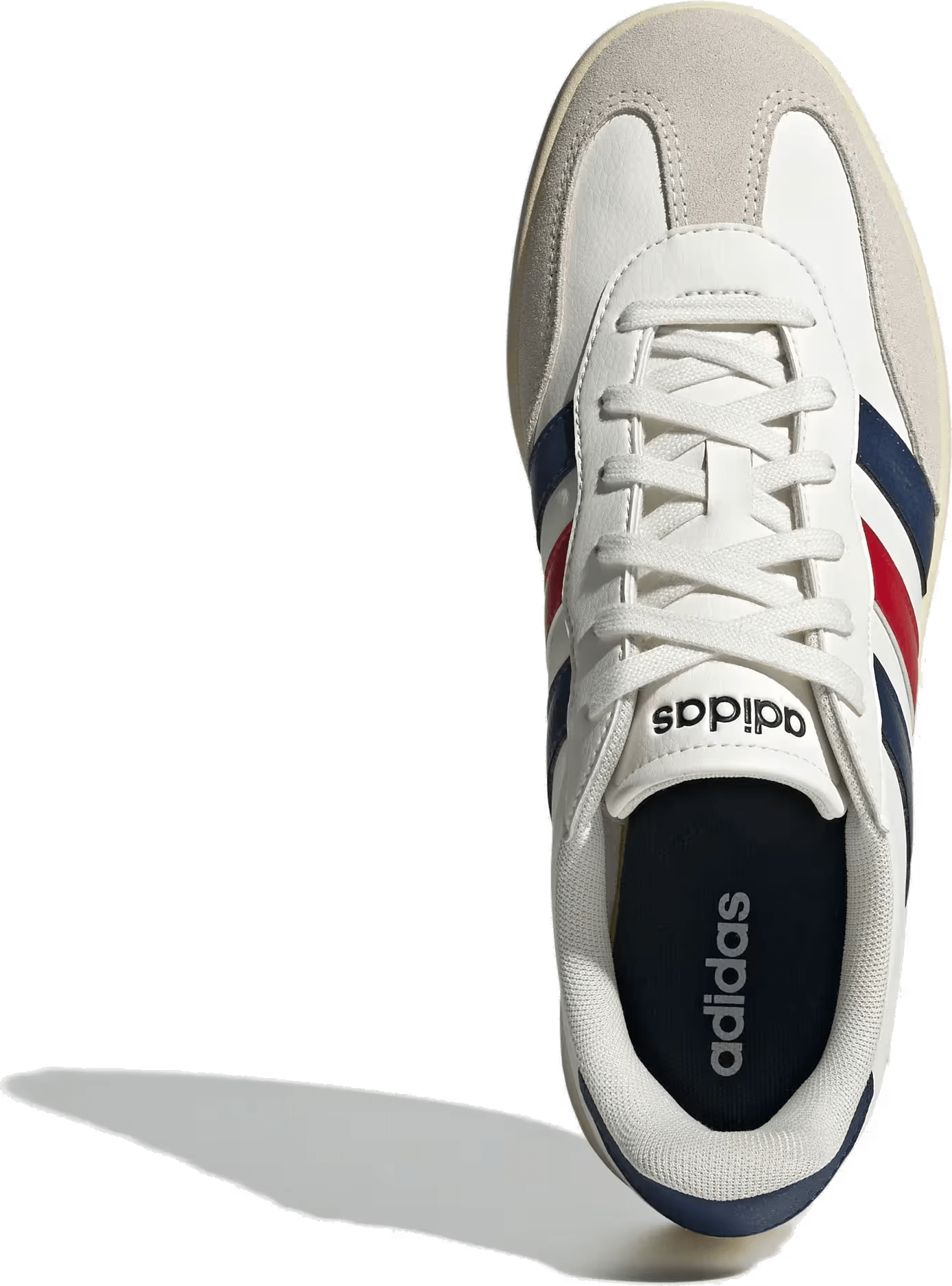 adidas Barreda Off White Dark Blue Better Scarlet