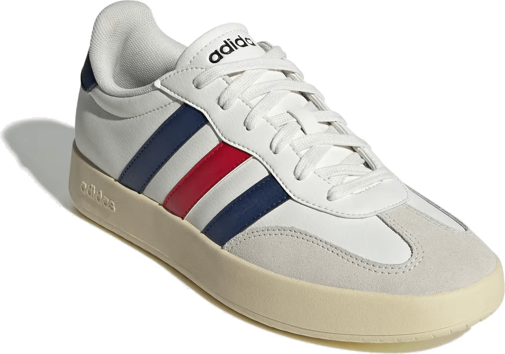 adidas Barreda Off White Dark Blue Better Scarlet