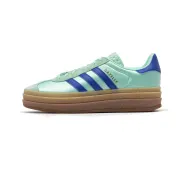 adidas Gazelle Bold Clear Mint Lucid Blue Gold Metallic (Women's)