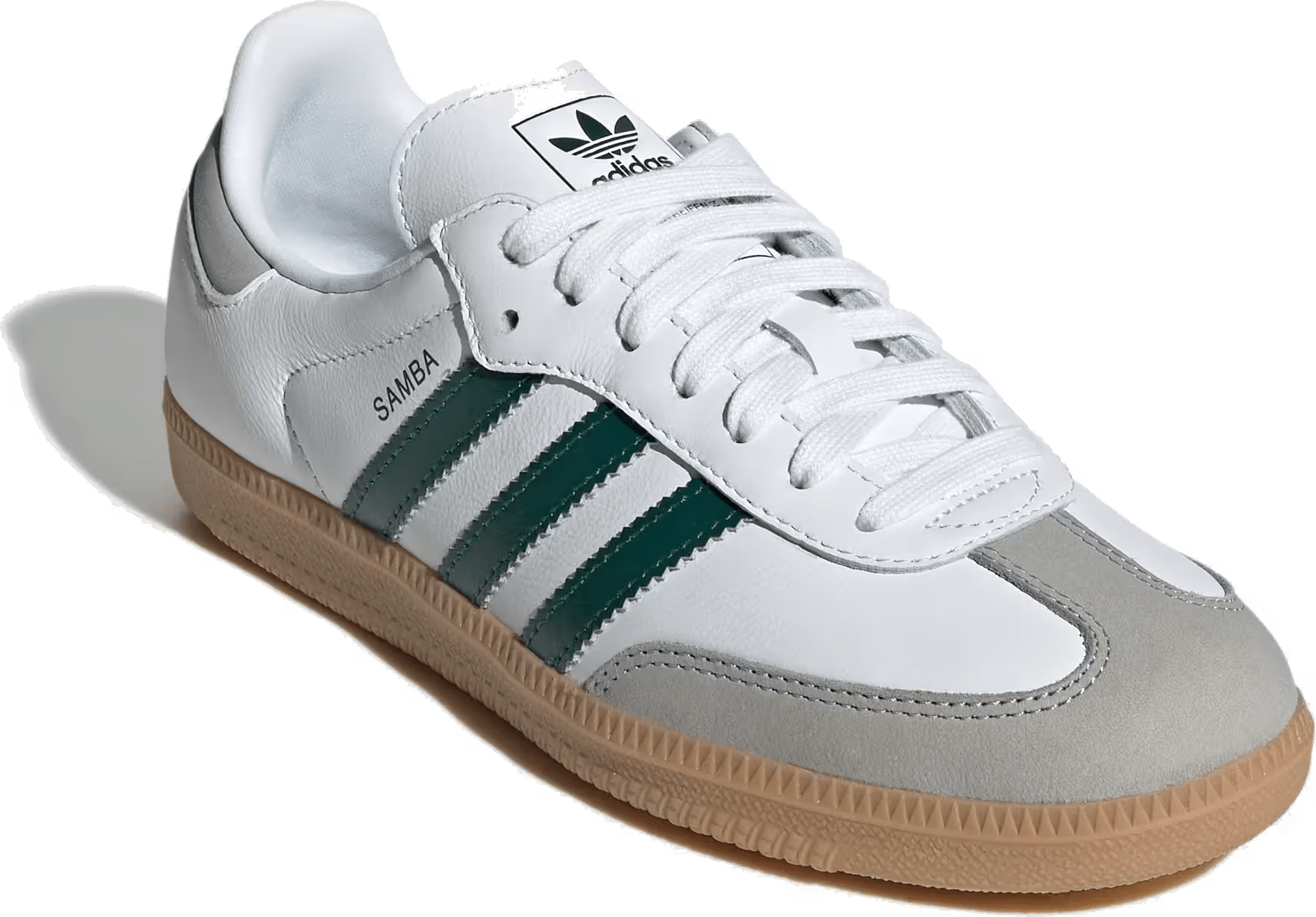 adidas Samba OG White Collegiate Green Gum (Women's)