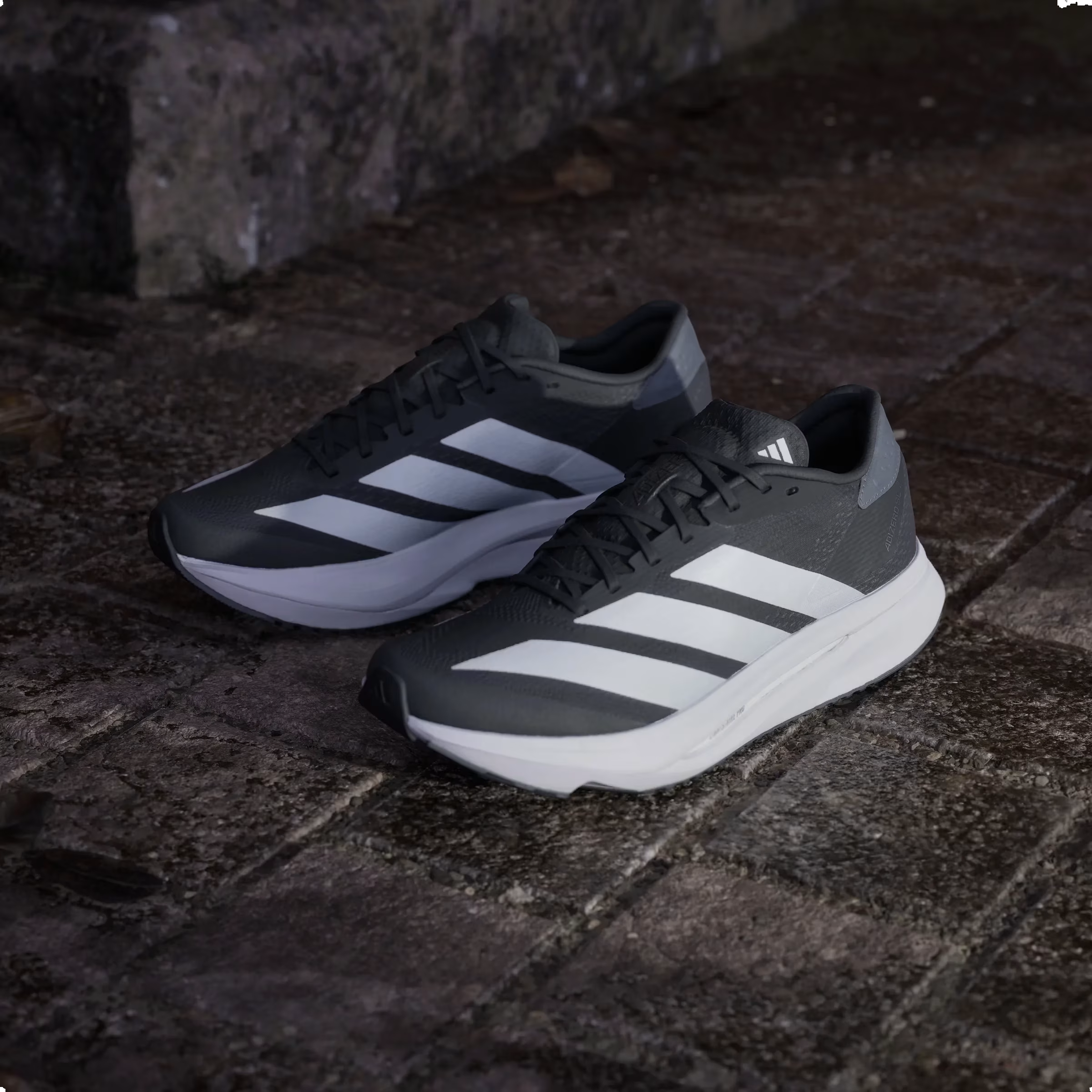 adidas Adizero SL2 Core Black Cloud White Grey Five (Women's)