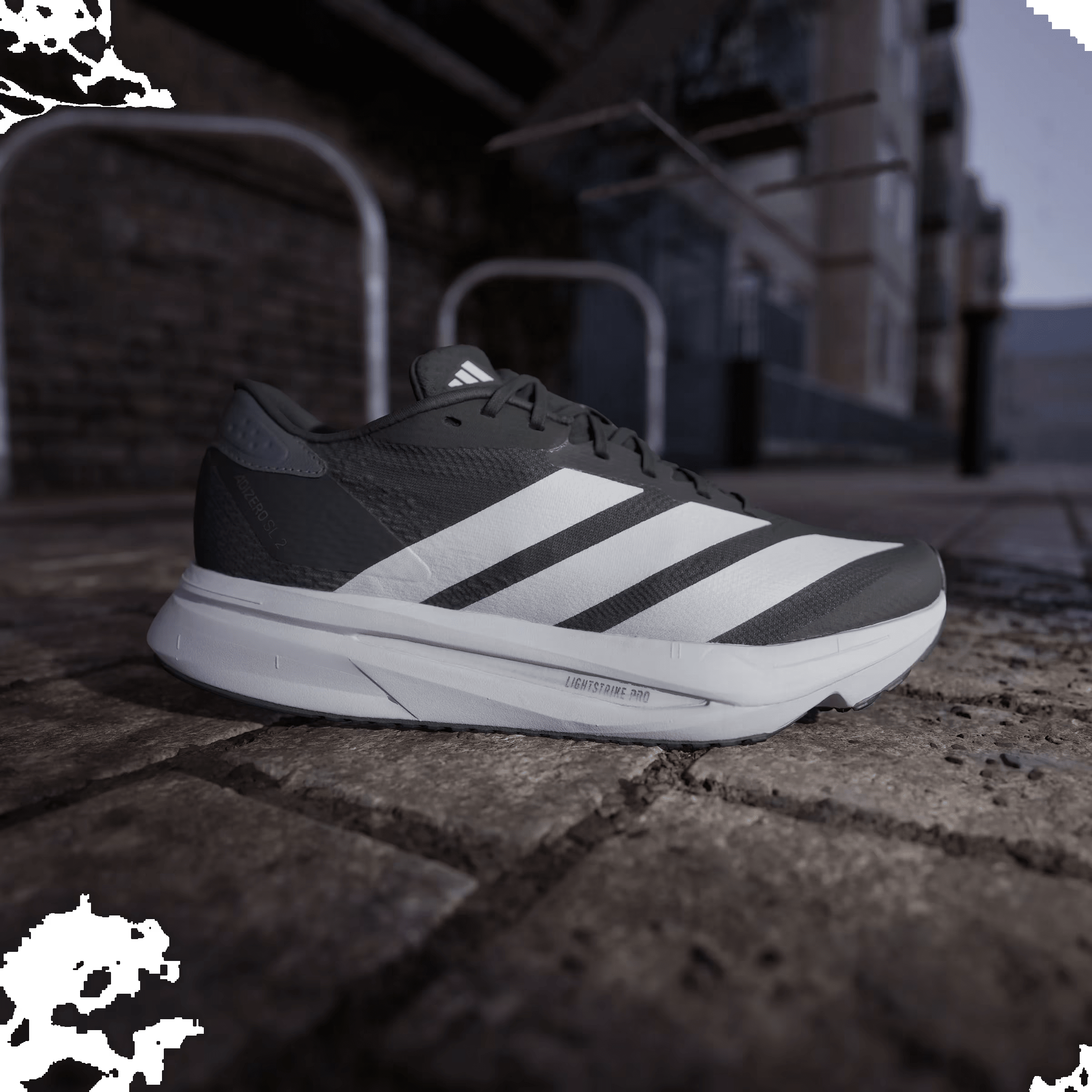 adidas Adizero SL2 Core Black Cloud White Grey Five (Women's)
