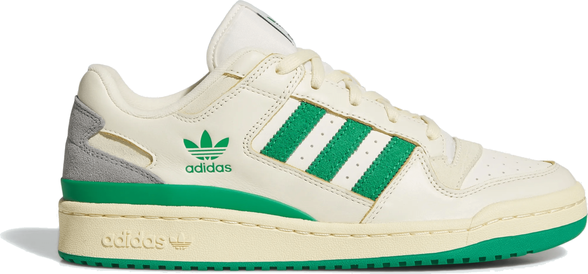 adidas Forum Low CL Cream White Green Warm Vanilla
