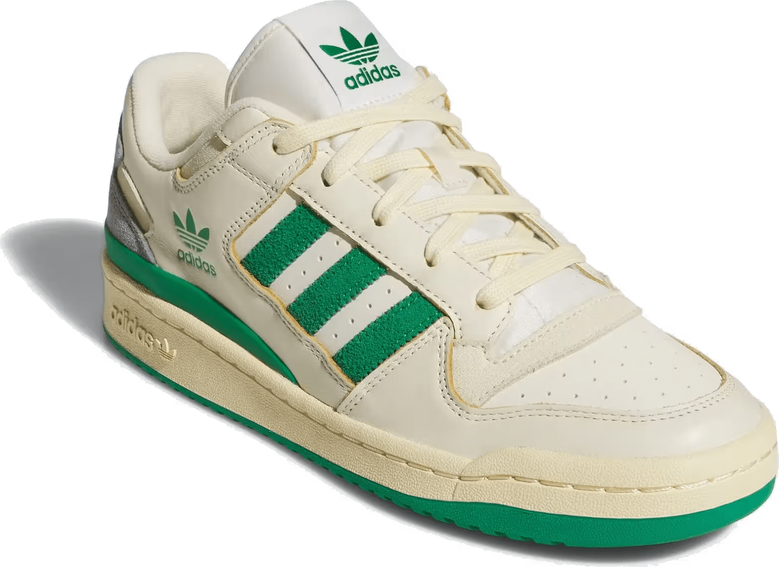 adidas Forum Low CL Cream White Green Warm Vanilla