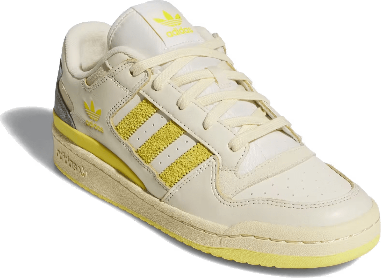 adidas Forum Low CL Cream White Yellow Warm Vanilla