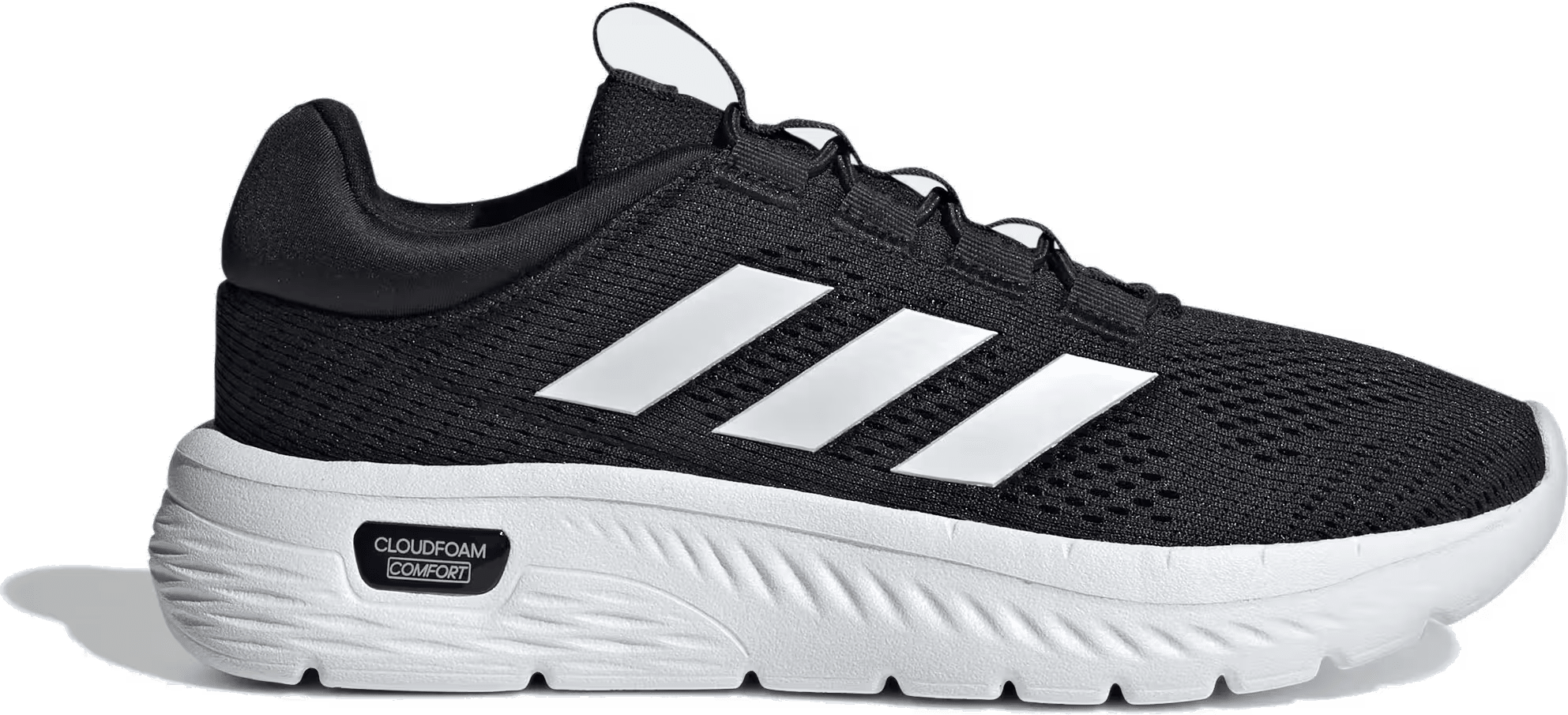 adidas Cloudfoam Comfy Core Black Cloud White (Women's)