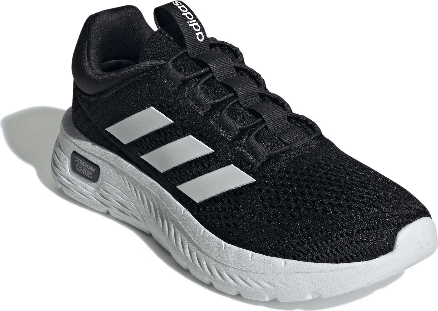 adidas Cloudfoam Comfy Core Black Cloud White (Women's)