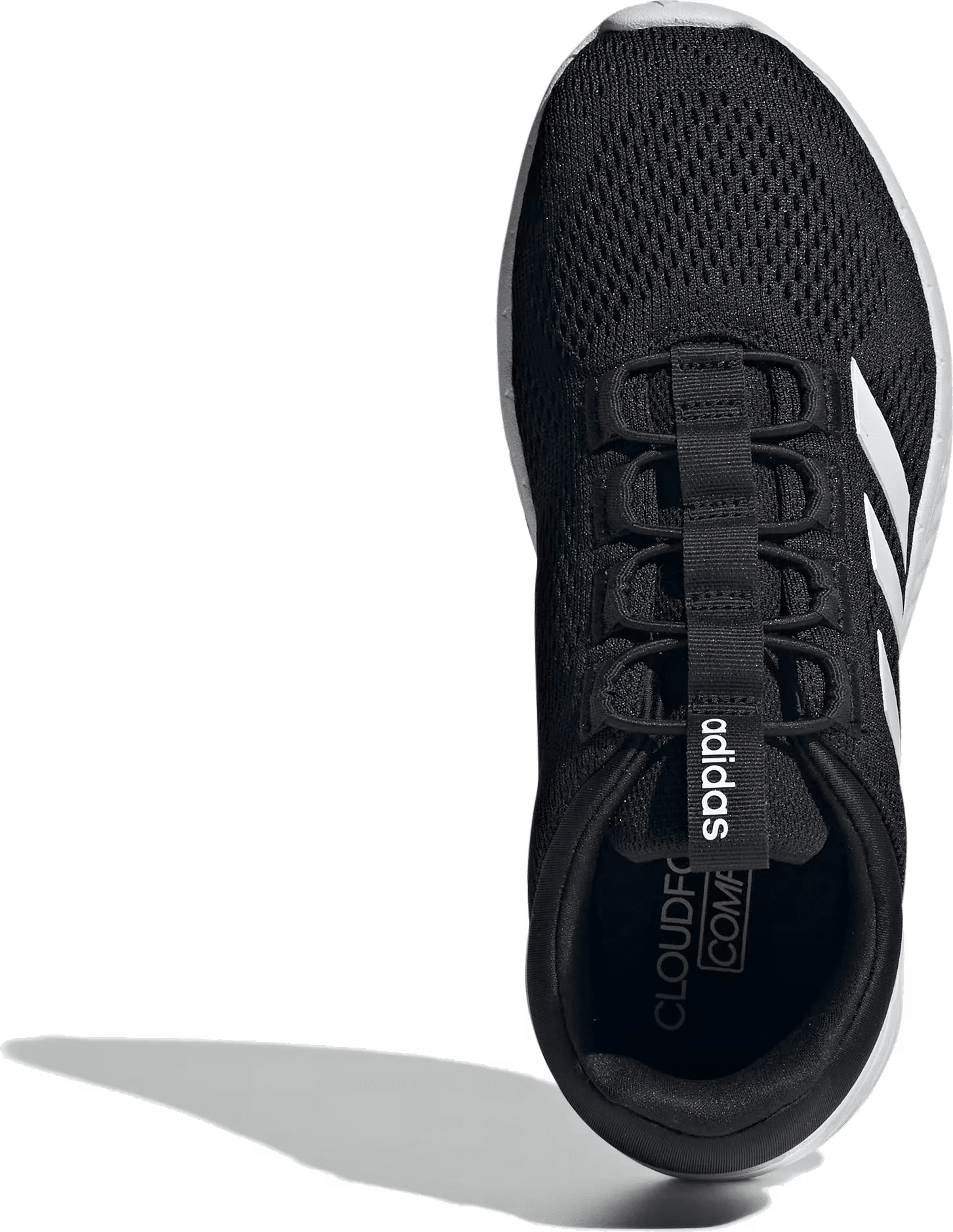 adidas Cloudfoam Comfy Core Black Cloud White (Women's)
