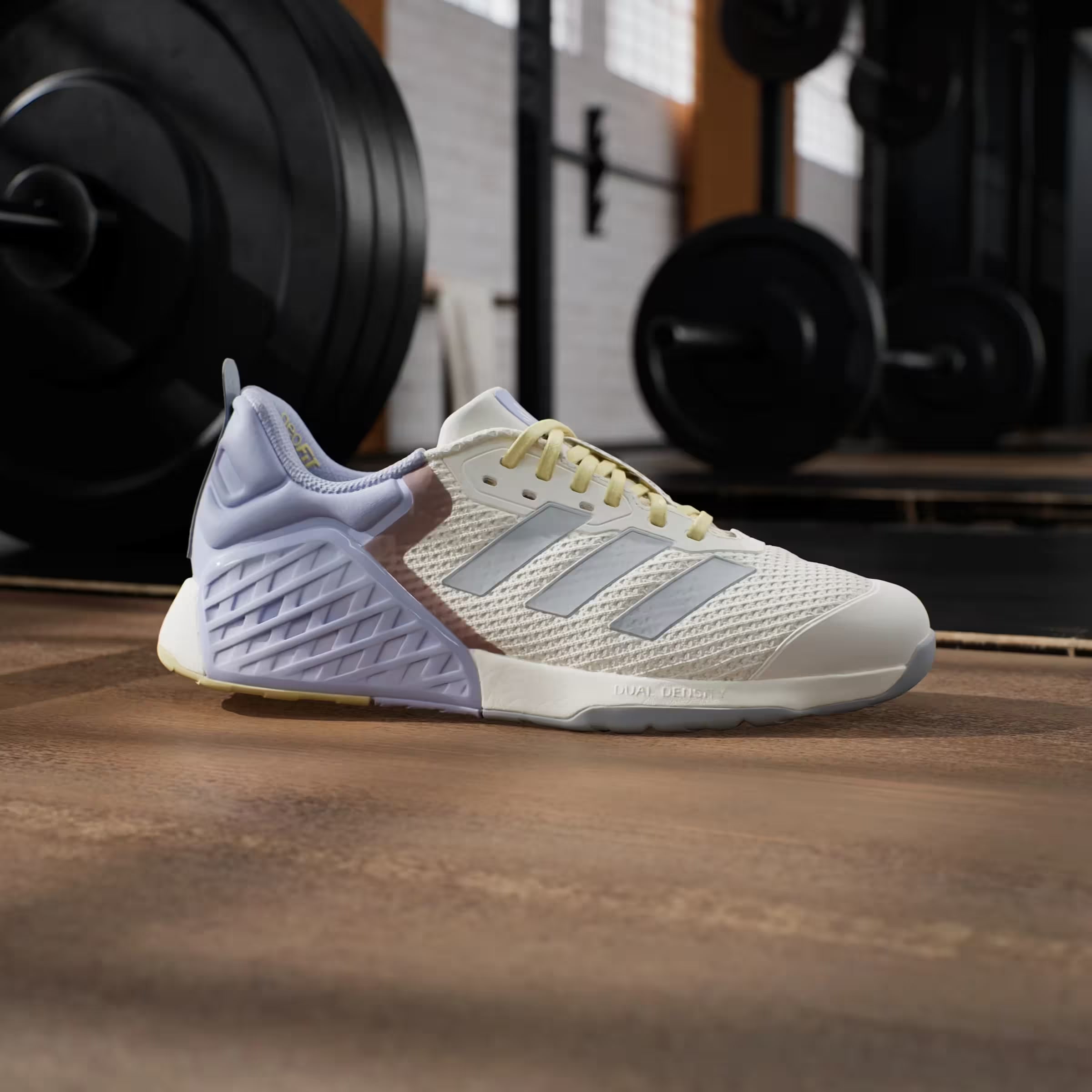 adidas Dropset 3 Strength Chalk White Halo Silver Violet Tone (Women's)
