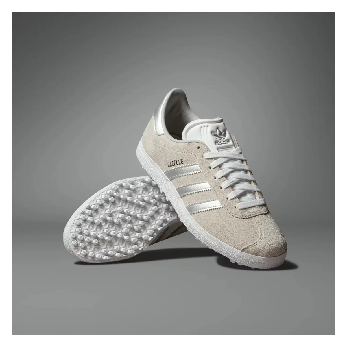 adidas Gazelle Spikeless Golf Crystal White Silver (Women's)