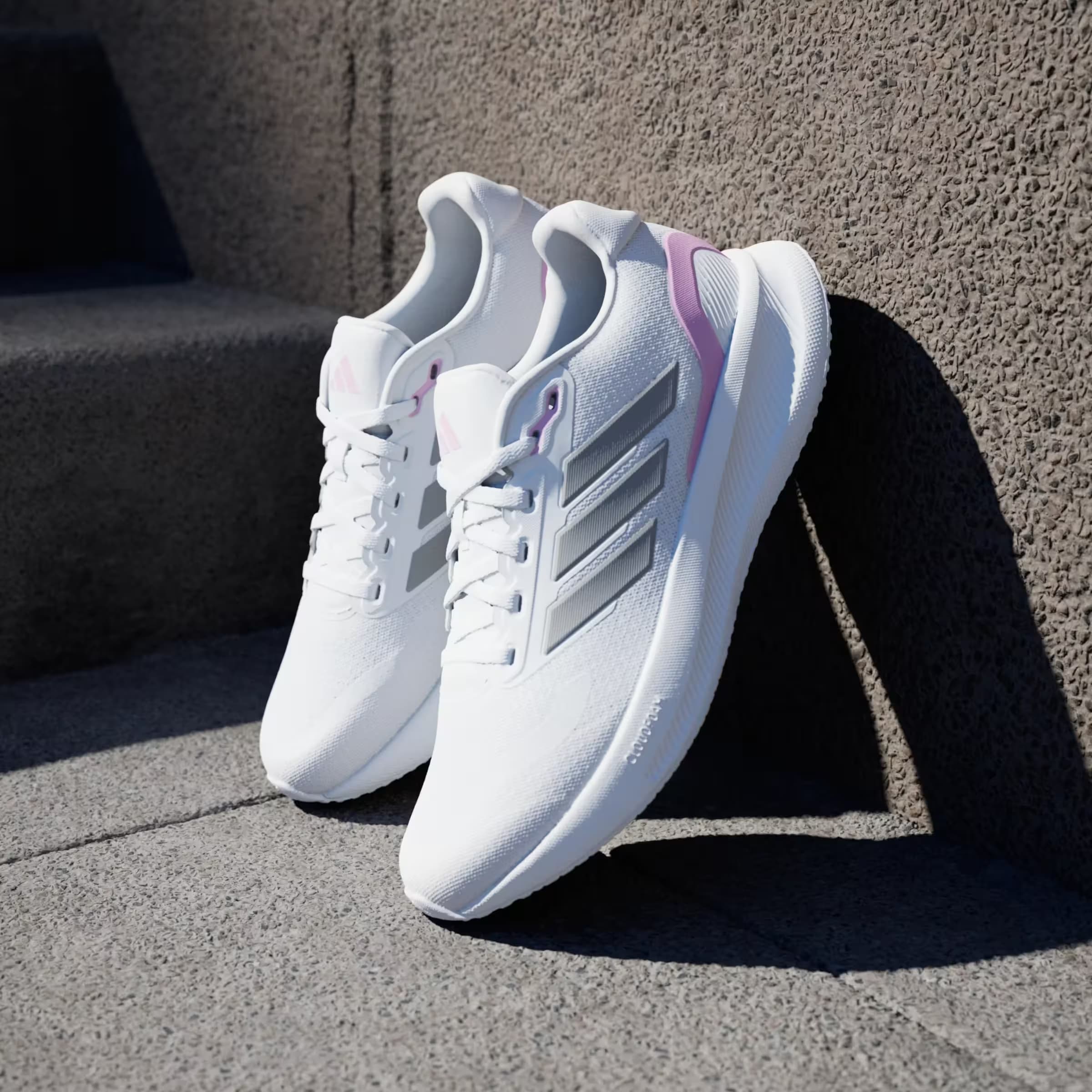 adidas Runfalcon 5 Cloud White Grey Strata Core Black (Women's)