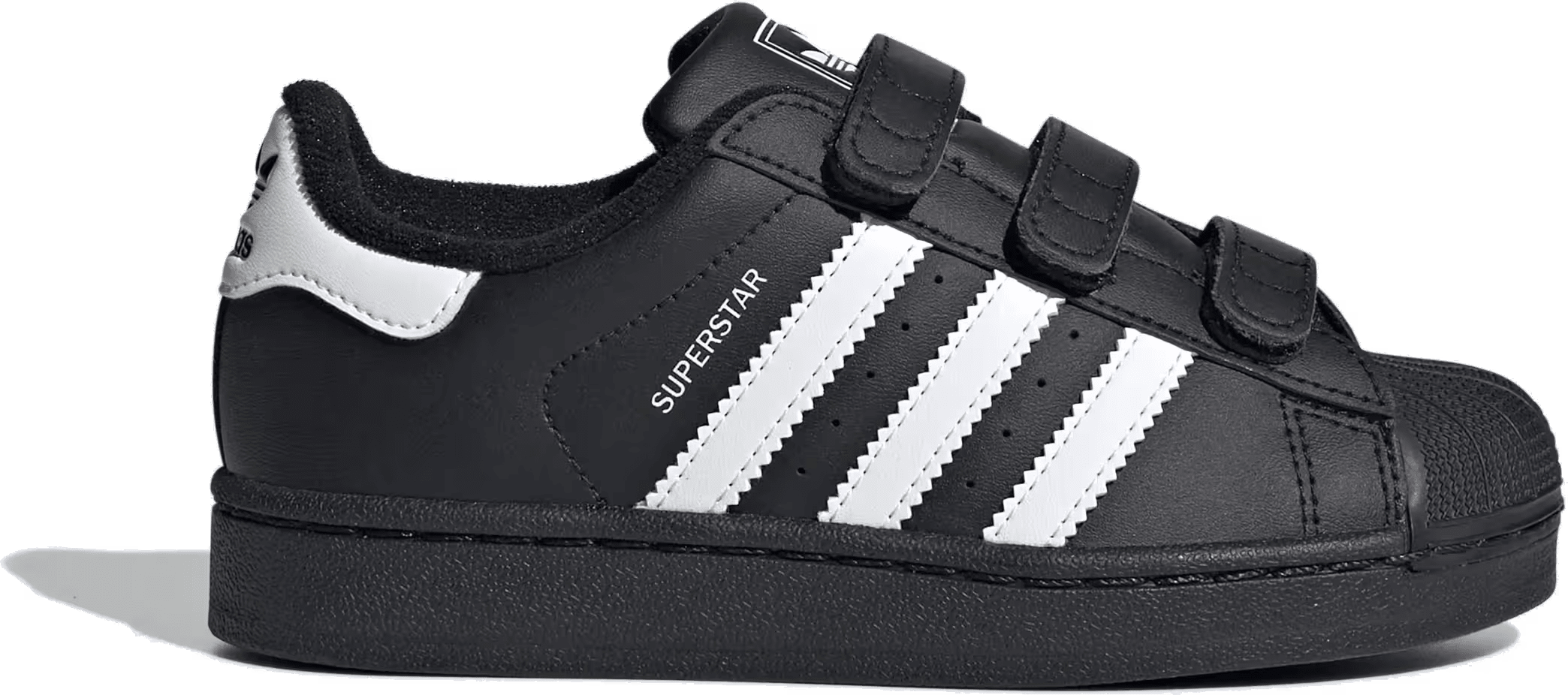 adidas Superstar II Comfort Closure Core Black Cloud White (PS)