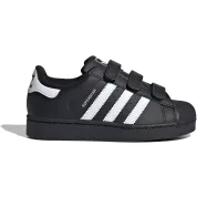 adidas Superstar II Comfort Closure Core Black Cloud White (PS)