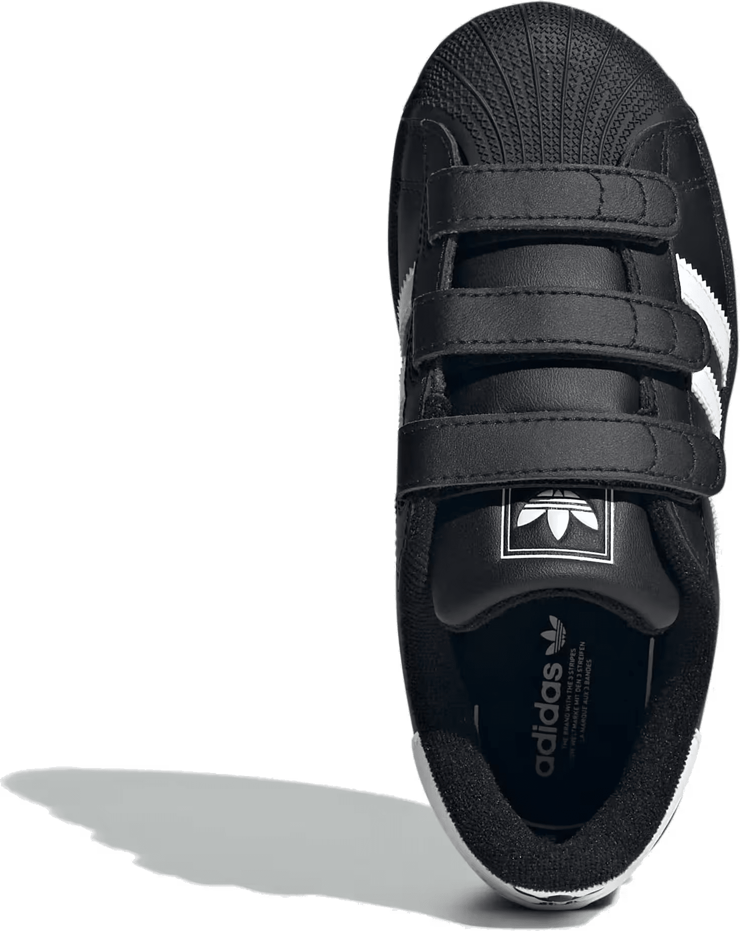 adidas Superstar II Comfort Closure Core Black Cloud White (PS)