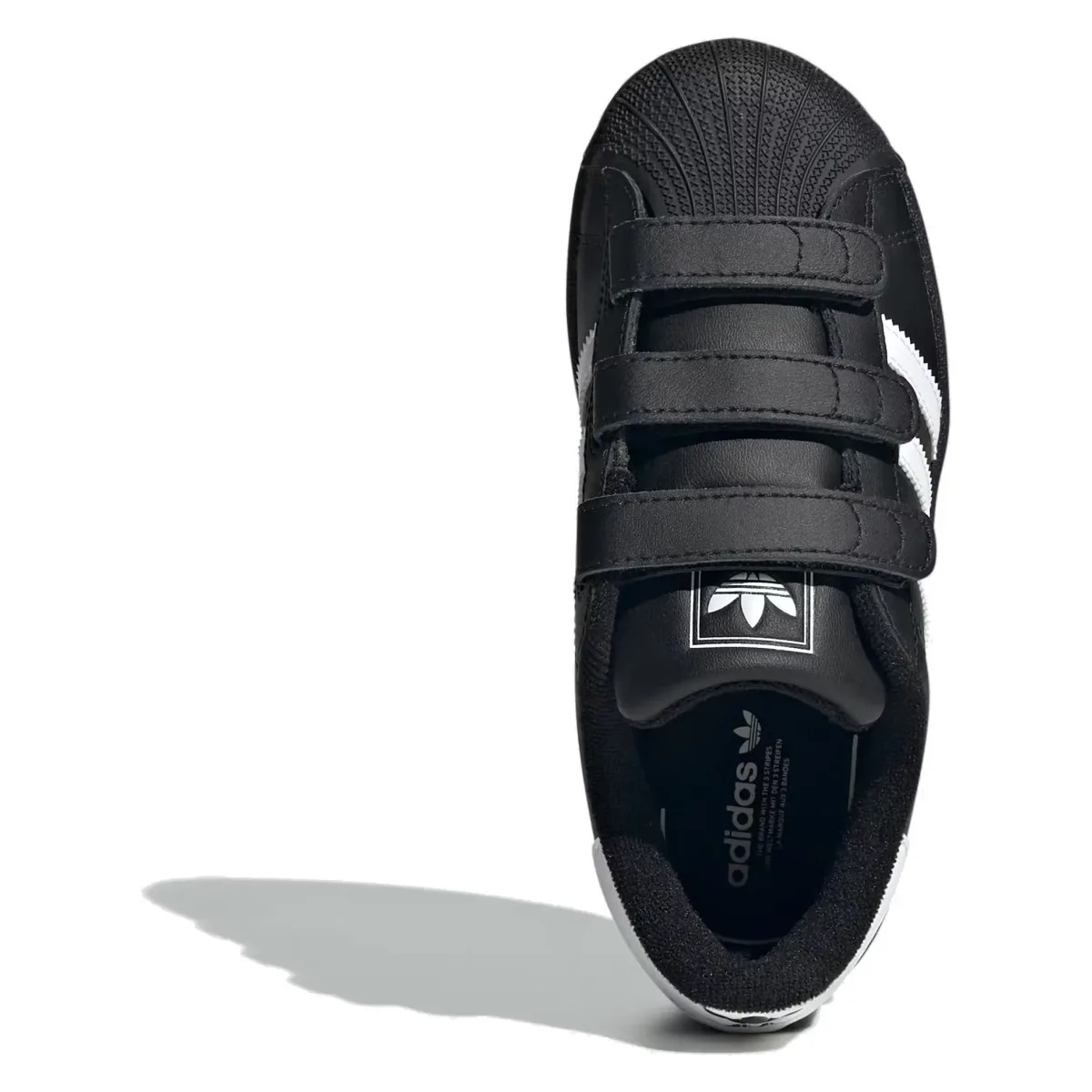 adidas Superstar II Comfort Closure Core Black Cloud White (PS)