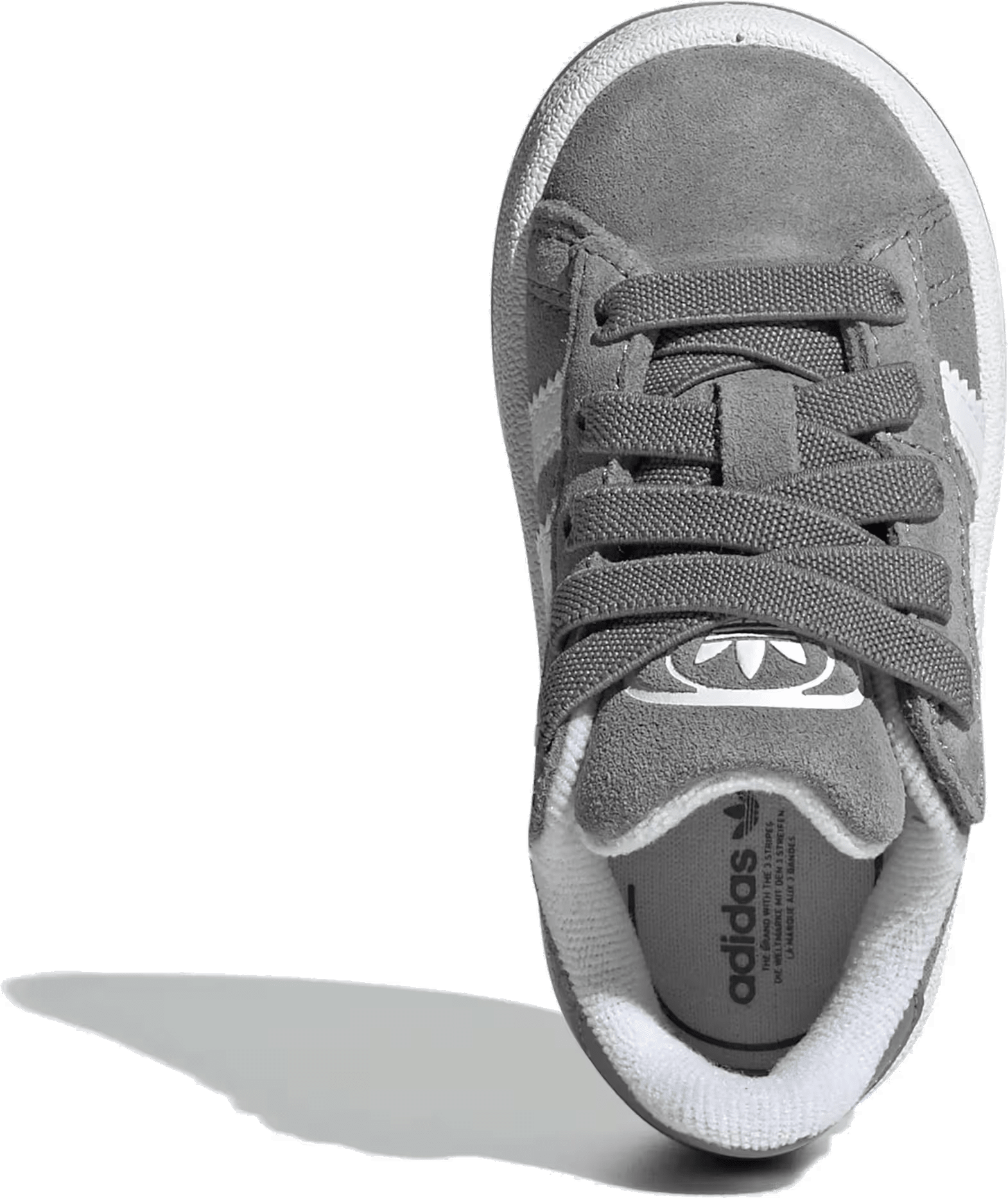 adidas Campus 00s Kids Comfort Closure Elastic Lace "Grey White"