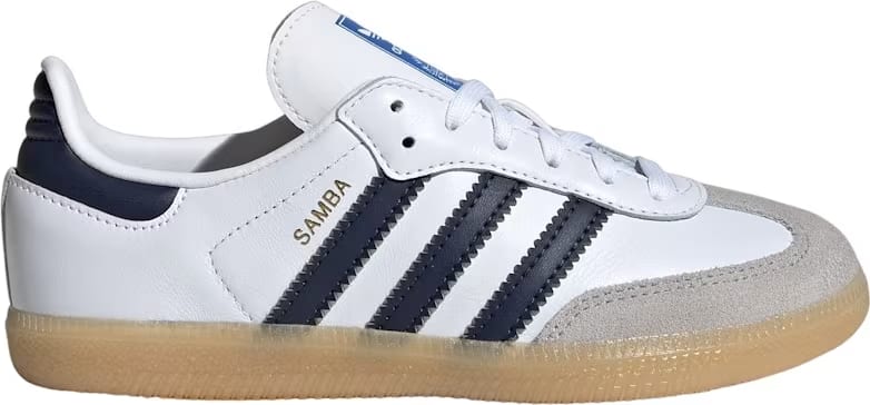 adidas Samba OG Cloud White Collegiate Navy Gum (PS)