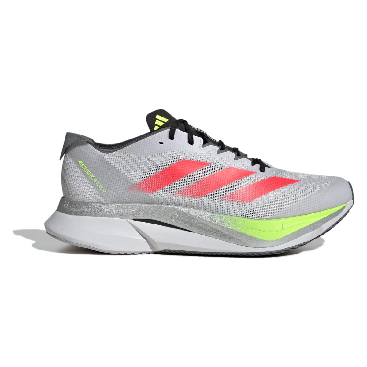 adidas Adizero Boston 12 Dash Grey Lucid Red Lucid Lemon