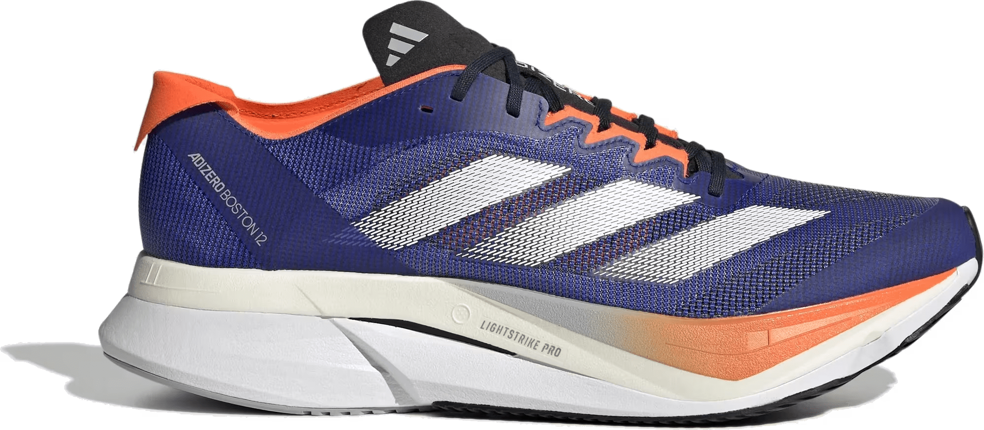 adidas Adizero Boston 12 Lucid Blue Cloud White Impact Orange