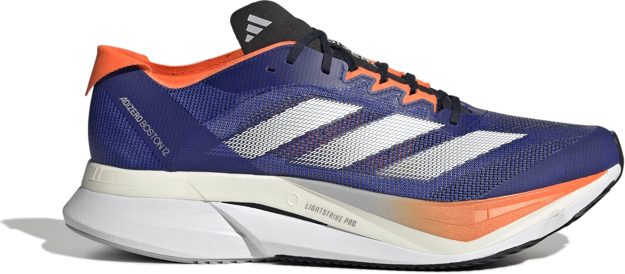 adidas Adizero Boston 12 Lucid Blue Cloud White Impact Orange