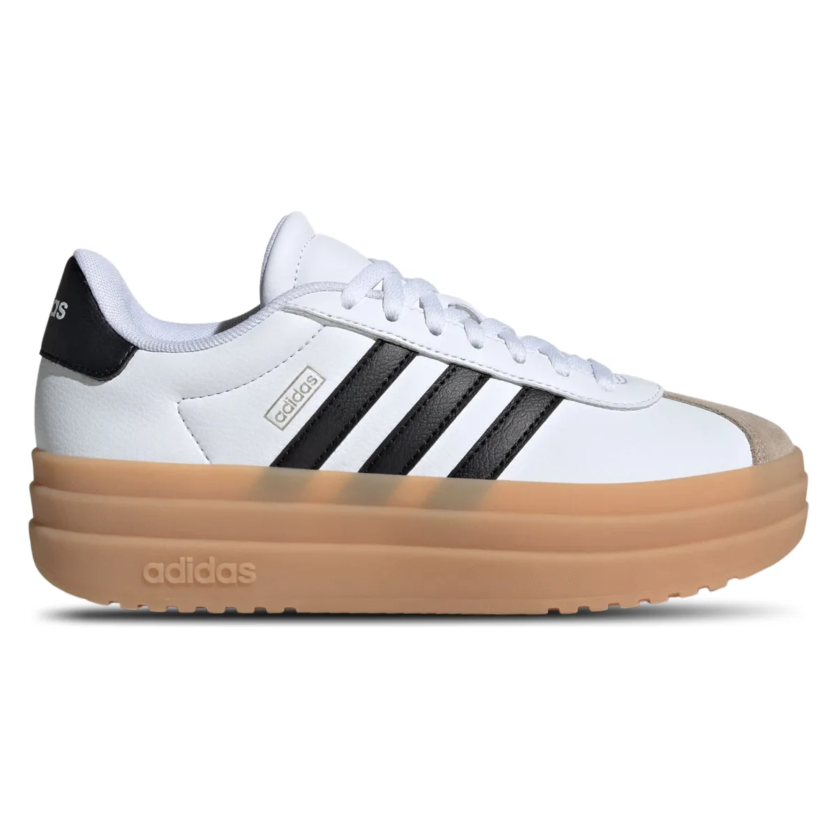 adidas VL Court Bold Cloud White Core Black Wonder Beige (GS)