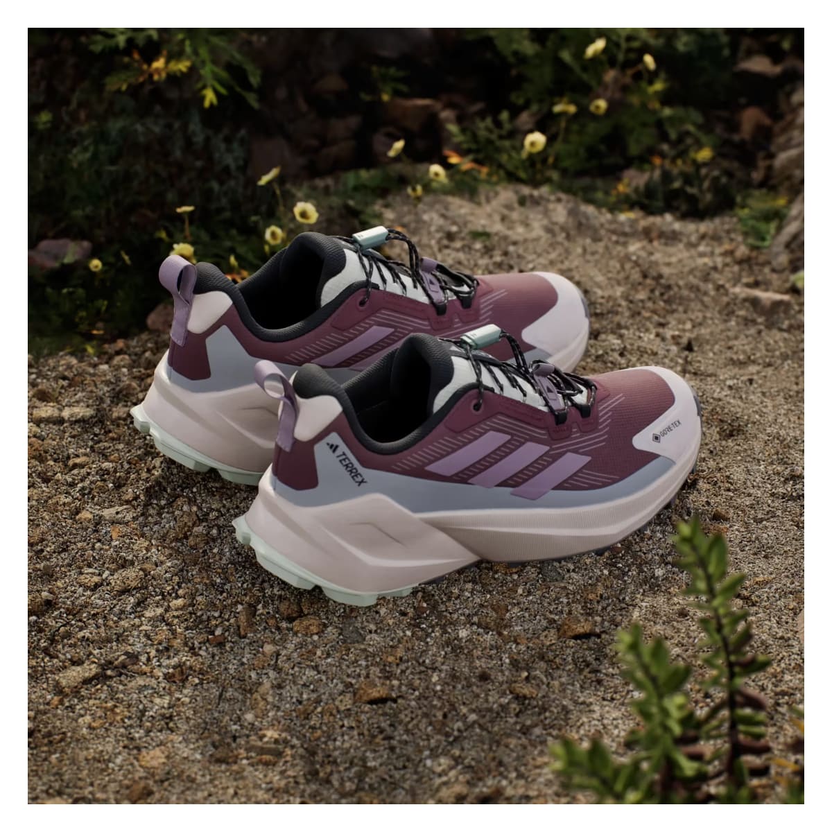 adidas Terrex Trailmaker 2 Gore-Tex Speed Burgundy Preloved Fig Grey Two (Women's)